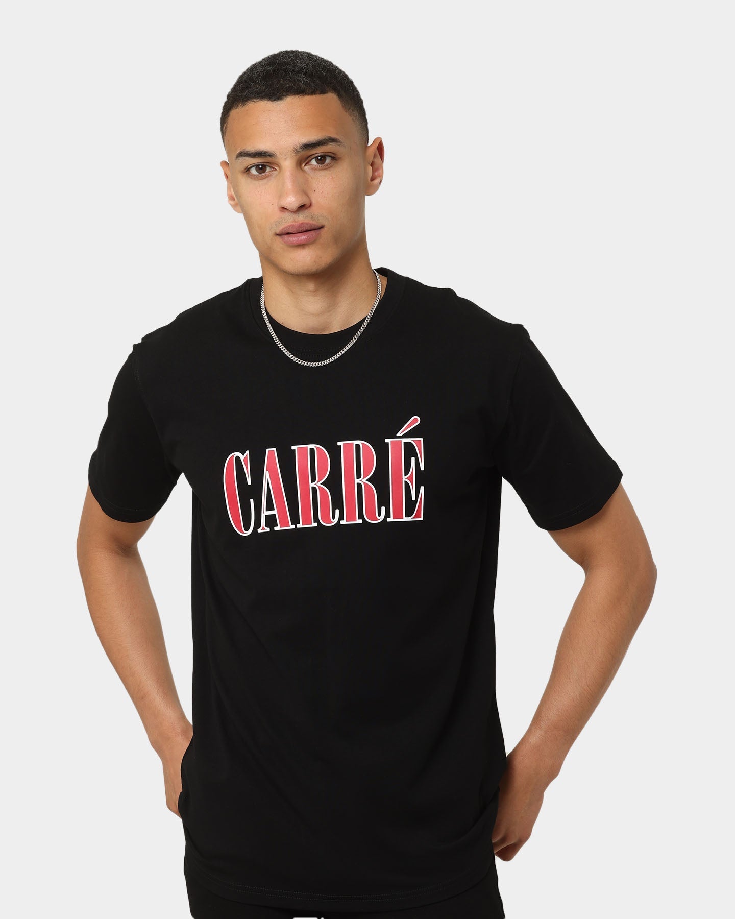 Carr√© Etoiles CLS T-Shirt Black/Red