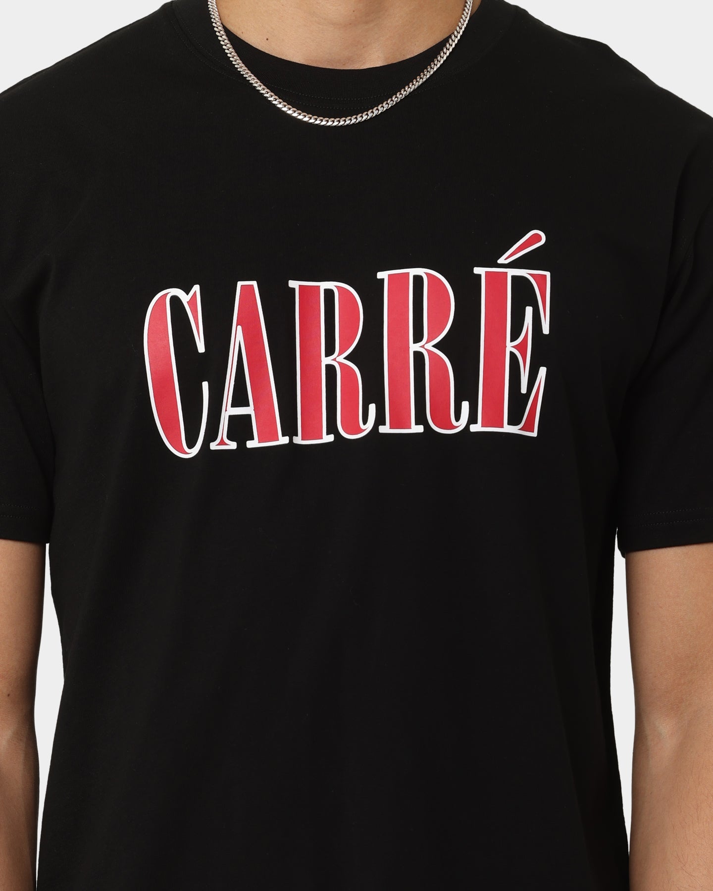 Carr√© Etoiles CLS T-Shirt Black/Red