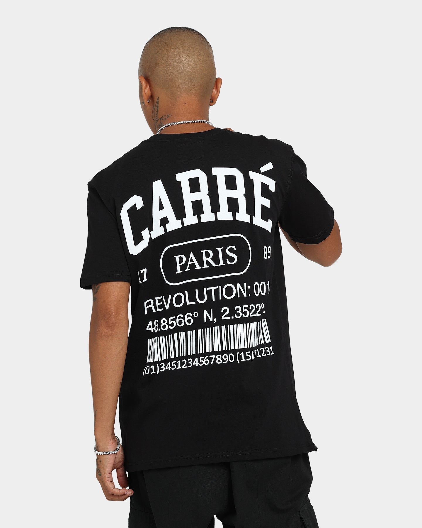 Carr√© Receipt T-Shirt Black/Black