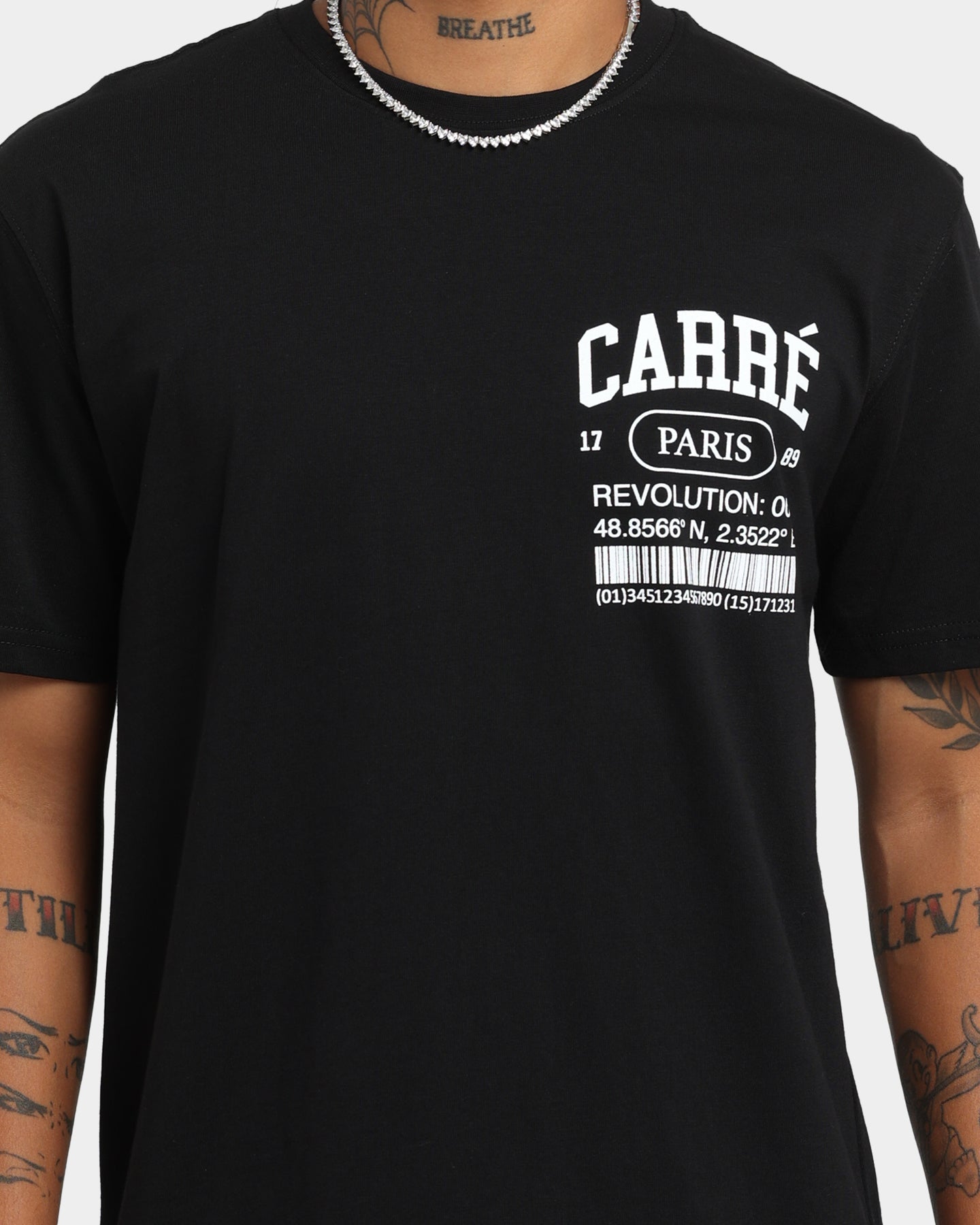 Carr√© Receipt T-Shirt Black/Black