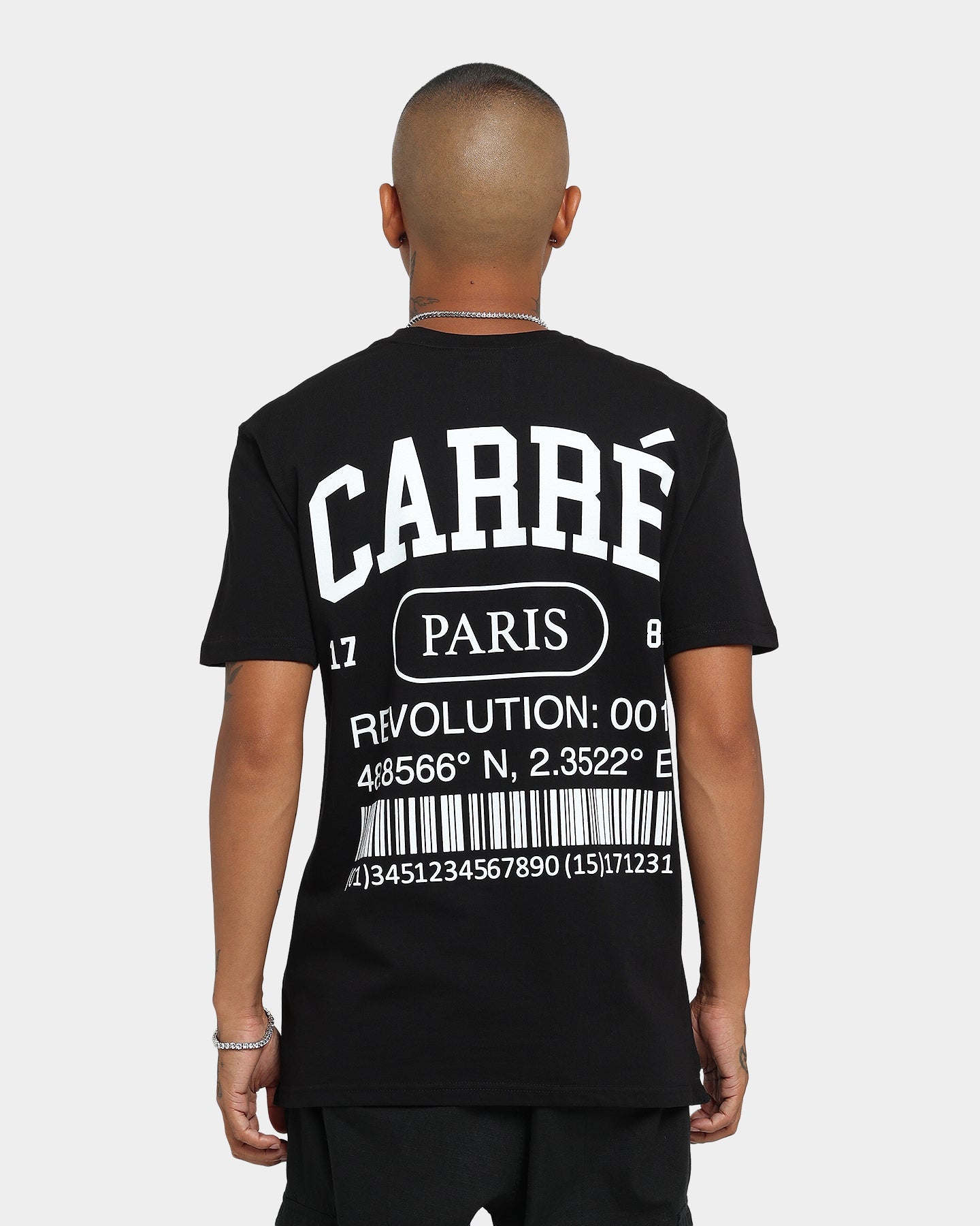 Carr√© Receipt T-Shirt Black/Black