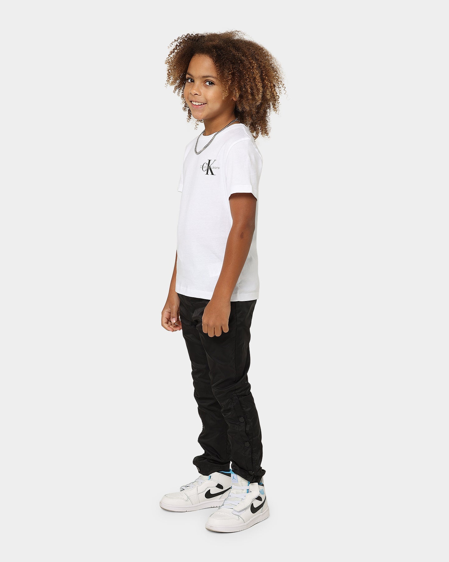 Calvin Klein Kids' Chest Monogram T-Shirt Bright White