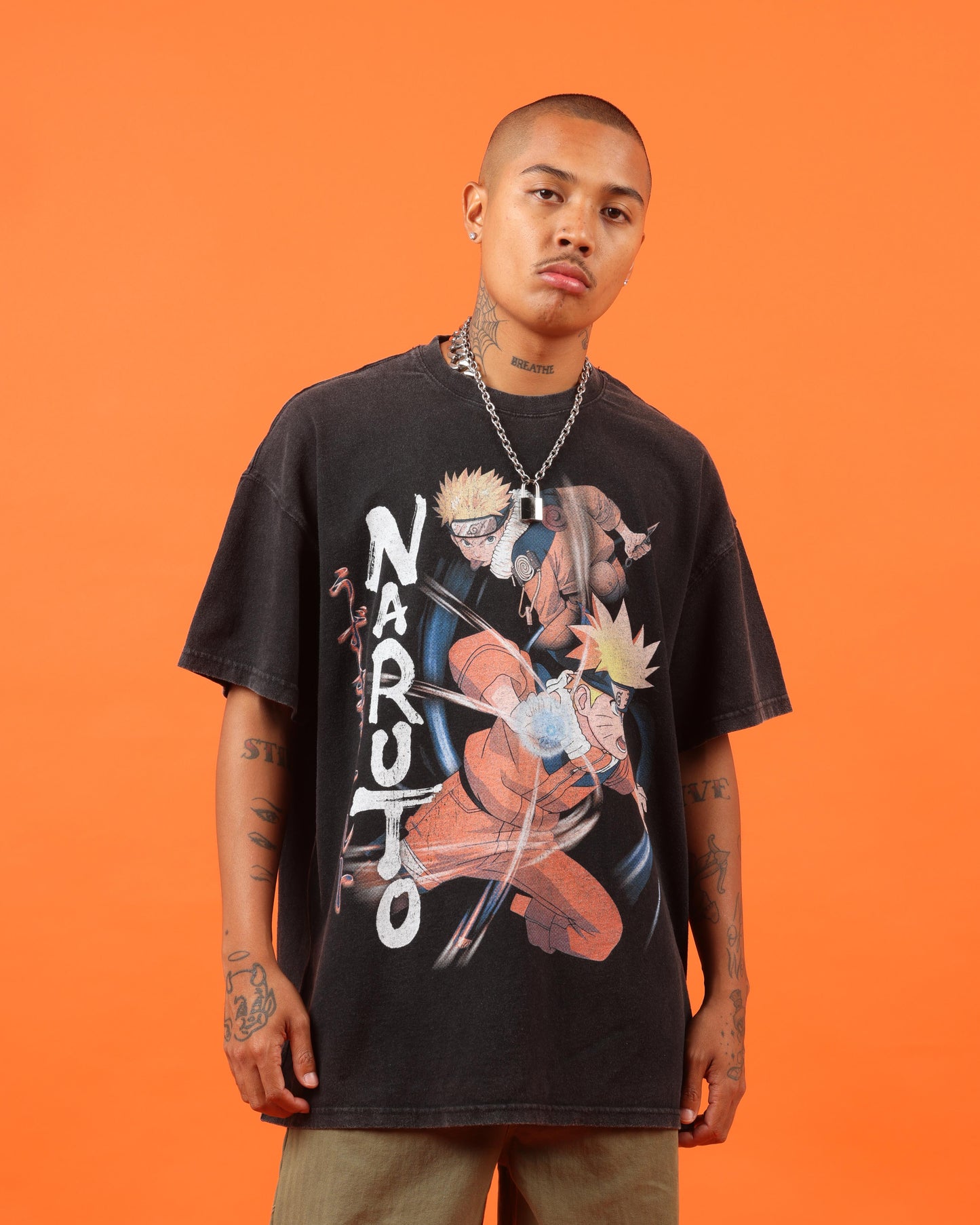 Goat Crew X Naruto Naruto Premium Vintage T-Shirt Vintage Black