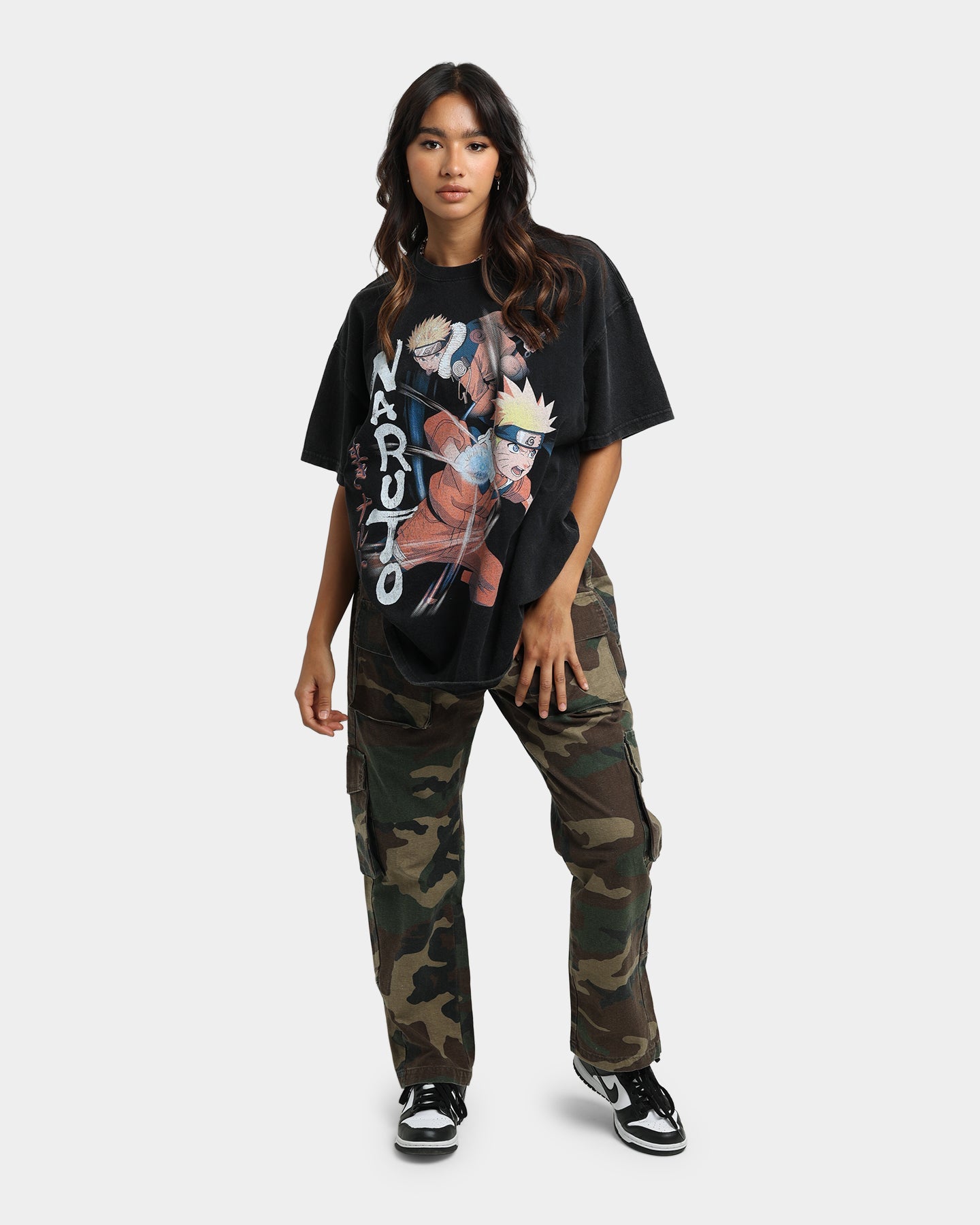 Goat Crew X Naruto Naruto Premium Vintage T-Shirt Vintage Black Style001