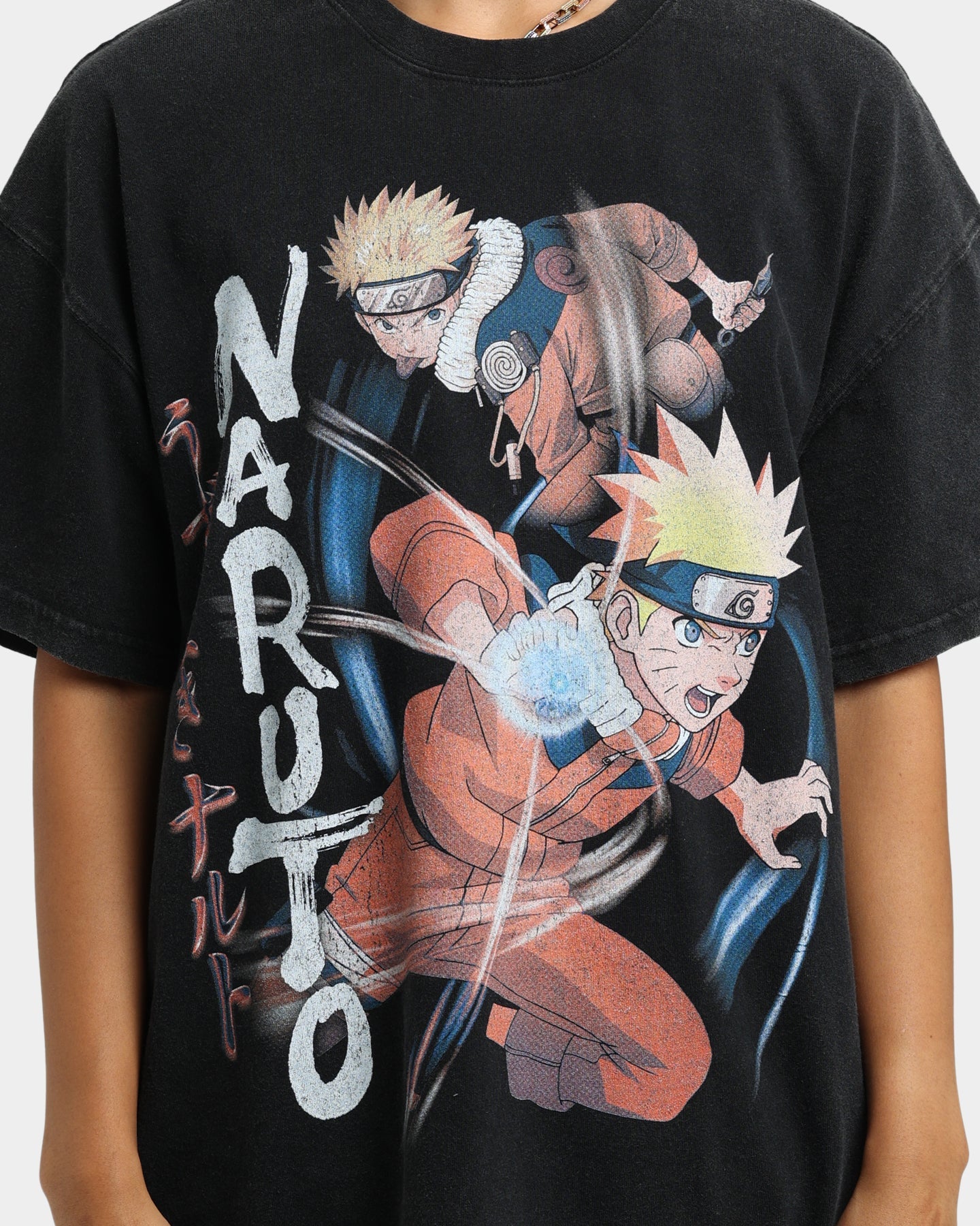 Goat Crew X Naruto Naruto Premium Vintage T-Shirt Vintage Black Style001