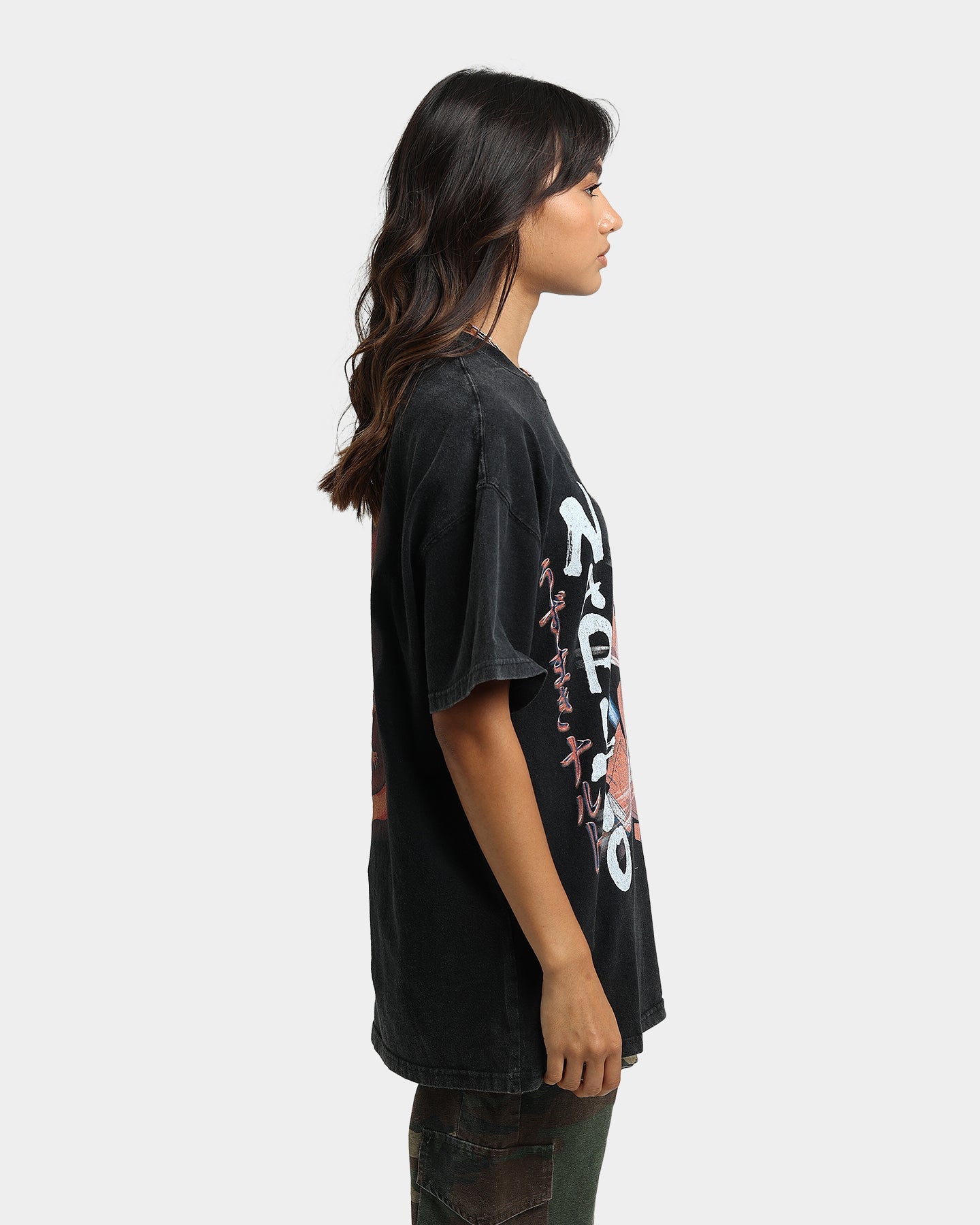 Goat Crew X Naruto Naruto Premium Vintage T-Shirt Vintage Black Style001