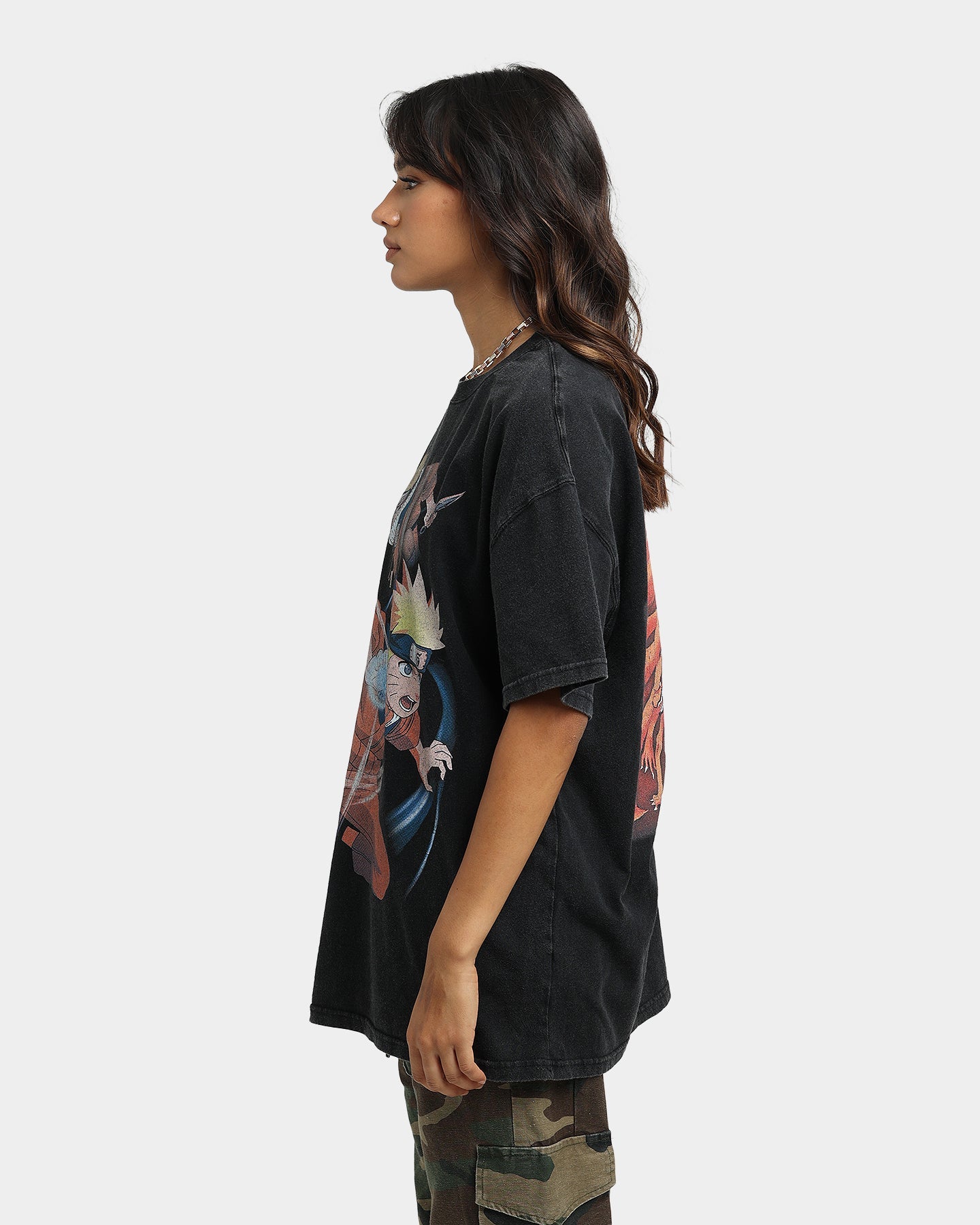 Goat Crew X Naruto Naruto Premium Vintage T-Shirt Vintage Black Style001