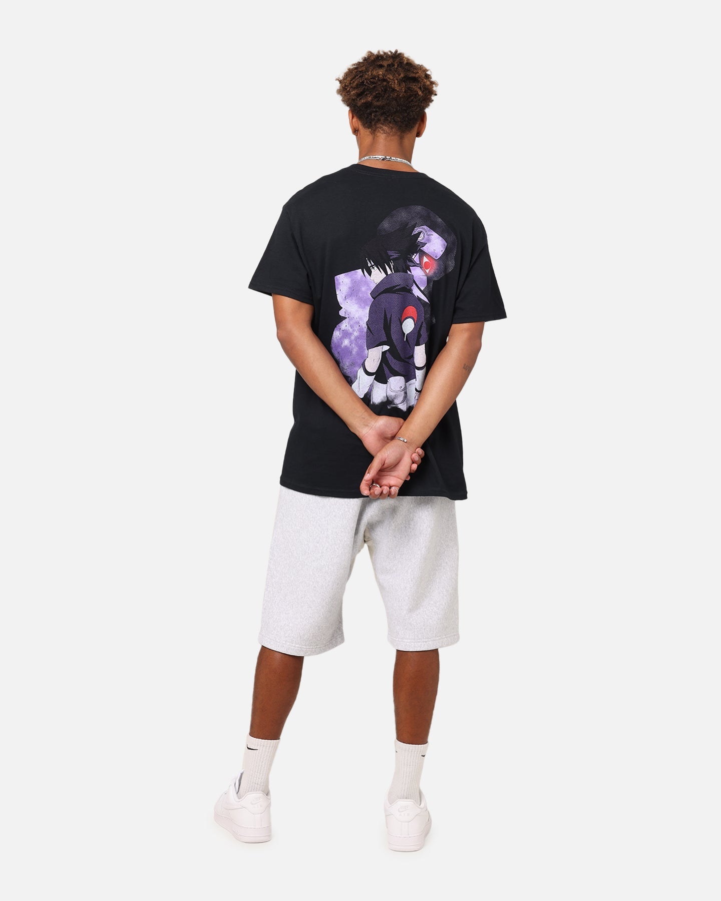 Goat Crew X Naruto Sasuke Premium Vintage T-Shirt Black
