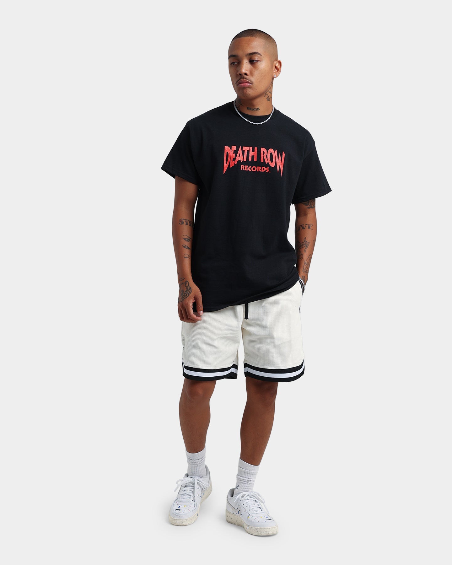 Death Row Records Deathrow Logo T-Shirt Black/Red