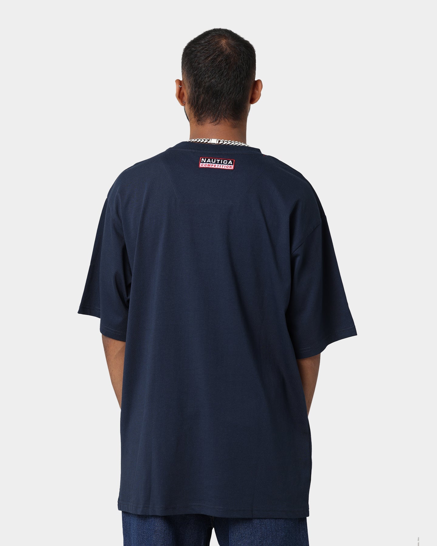 Nautica Finley Oversized T-Shirt Dark Navy
