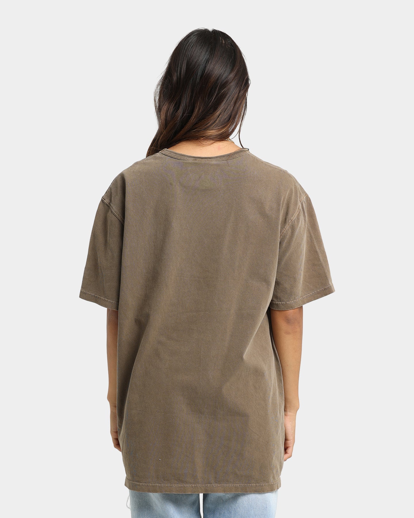 Champion Heritage Garment Dye T-Shirt Latte Brown Style001