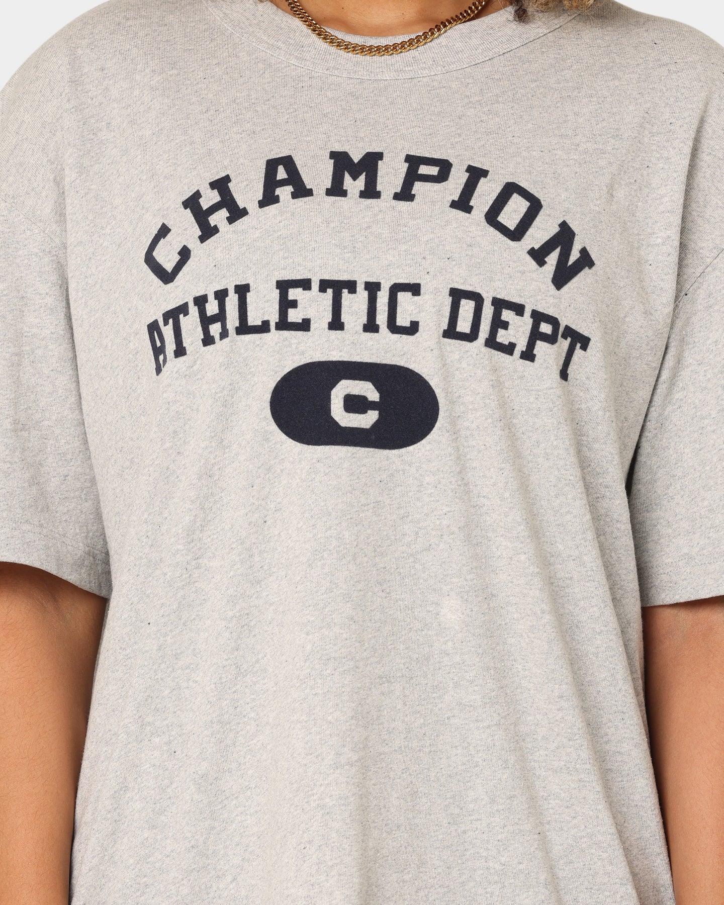 Champion Rebound Archive SS T-Shirt Oxford Heather Style001