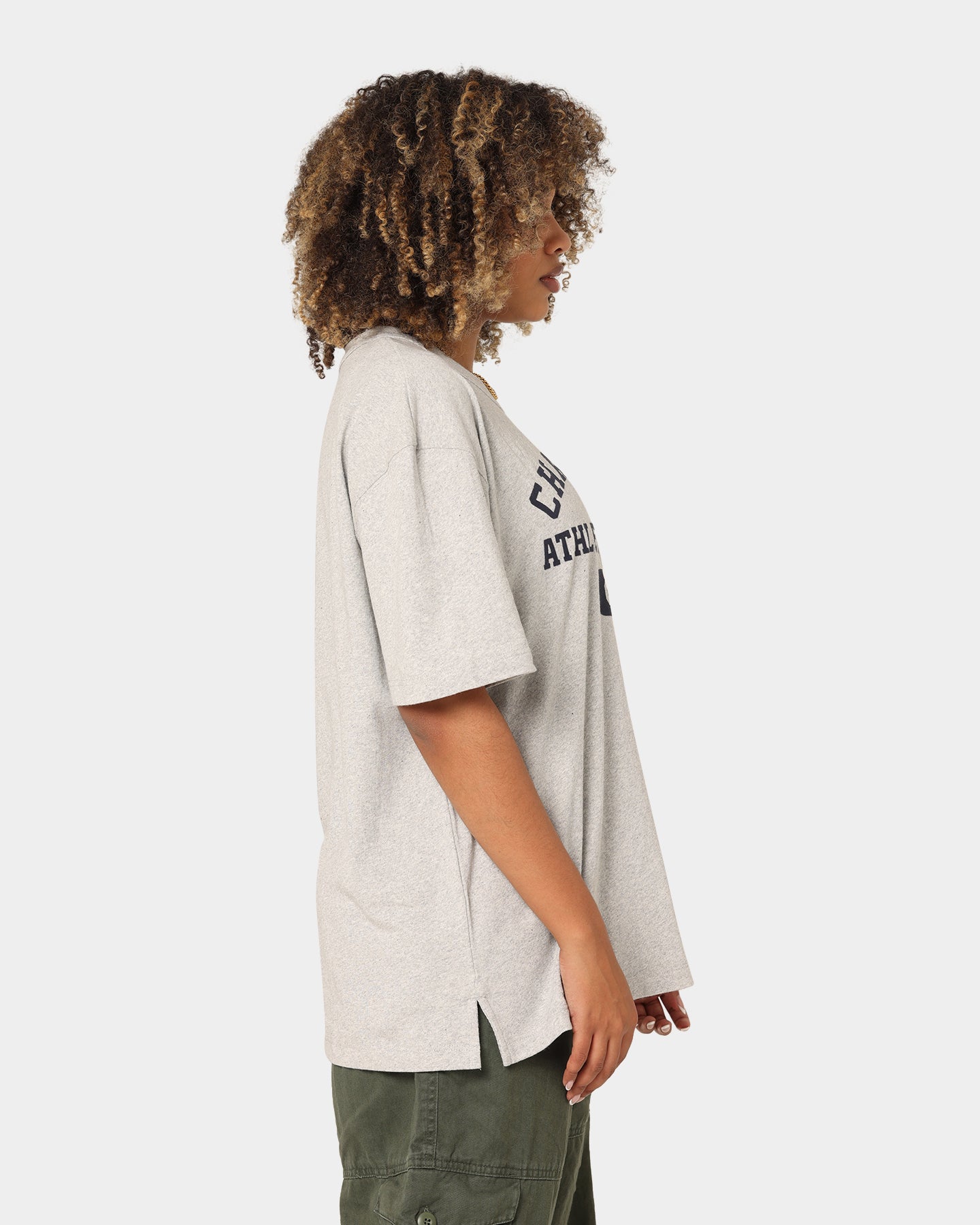 Champion Rebound Archive SS T-Shirt Oxford Heather Style001