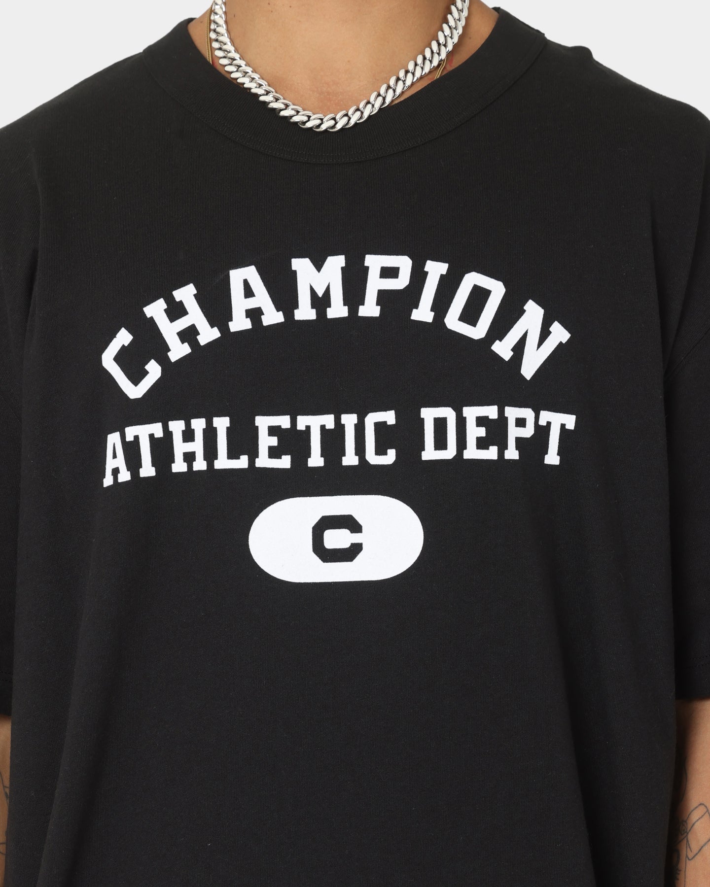 Champion Rebound Archive SS T-Shirt Black