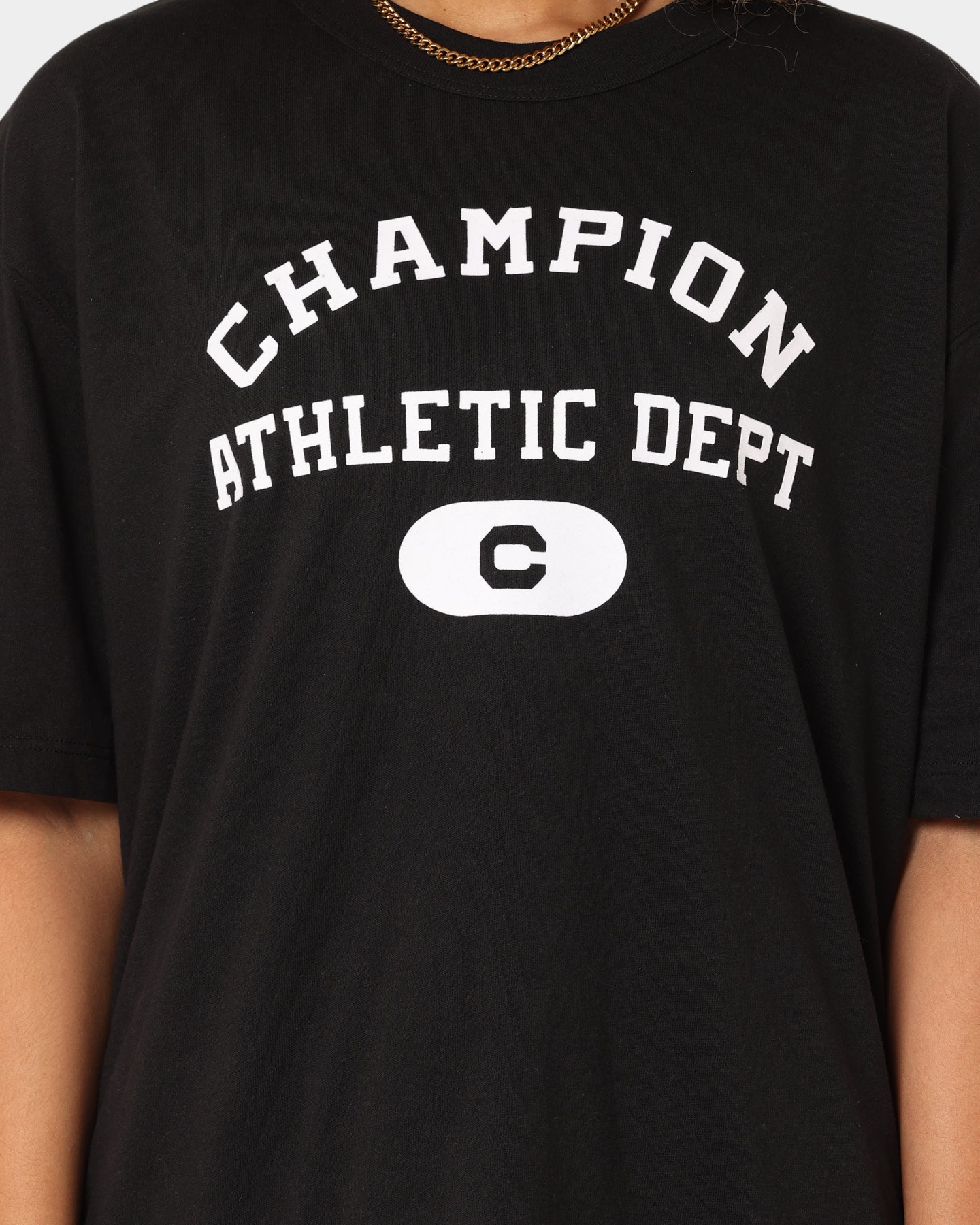 Champion Rebound Archive SS T-Shirt Black Style001