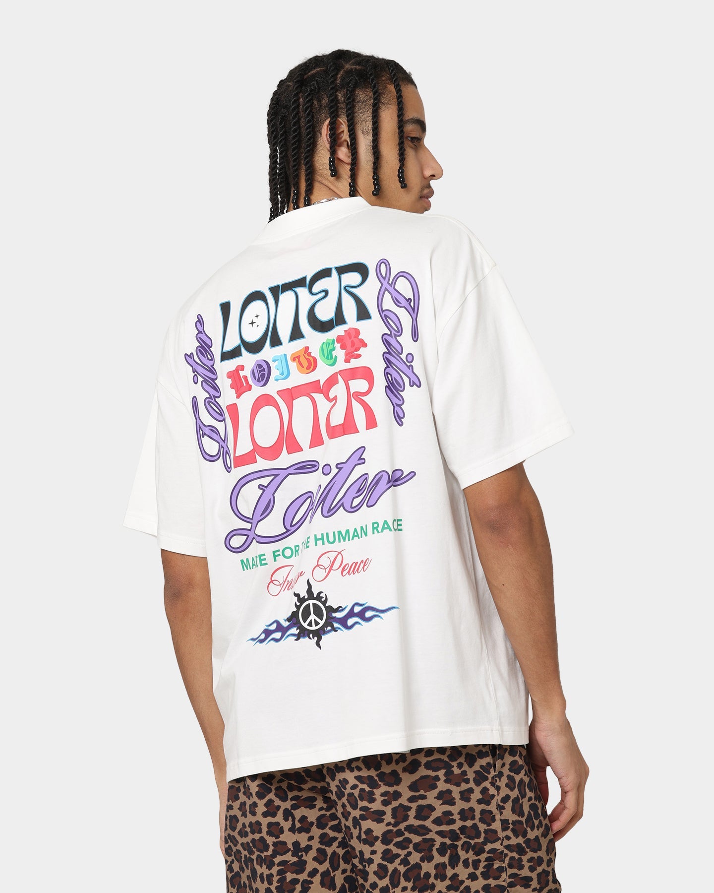 Loiter Forbidden Washed T-Shirt Off White