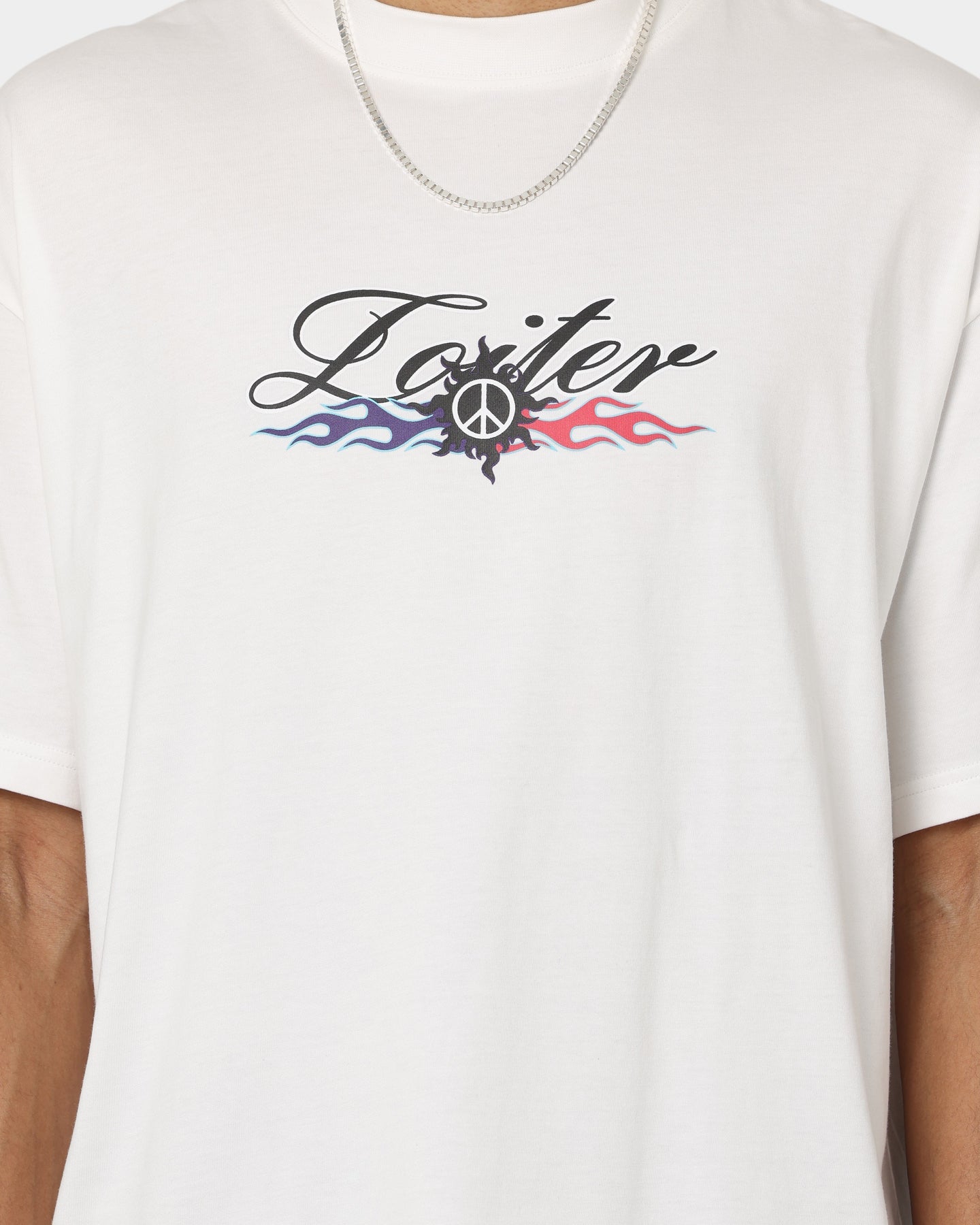 Loiter Forbidden Washed T-Shirt Off White
