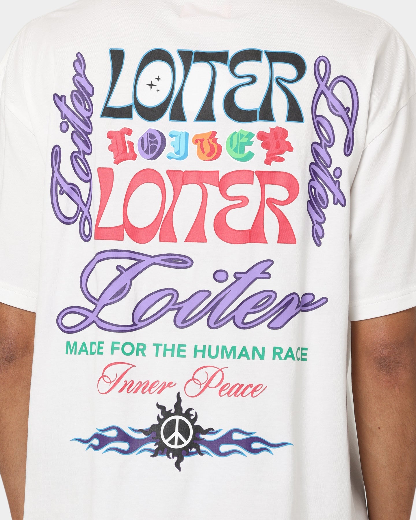 Loiter Forbidden Washed T-Shirt Off White