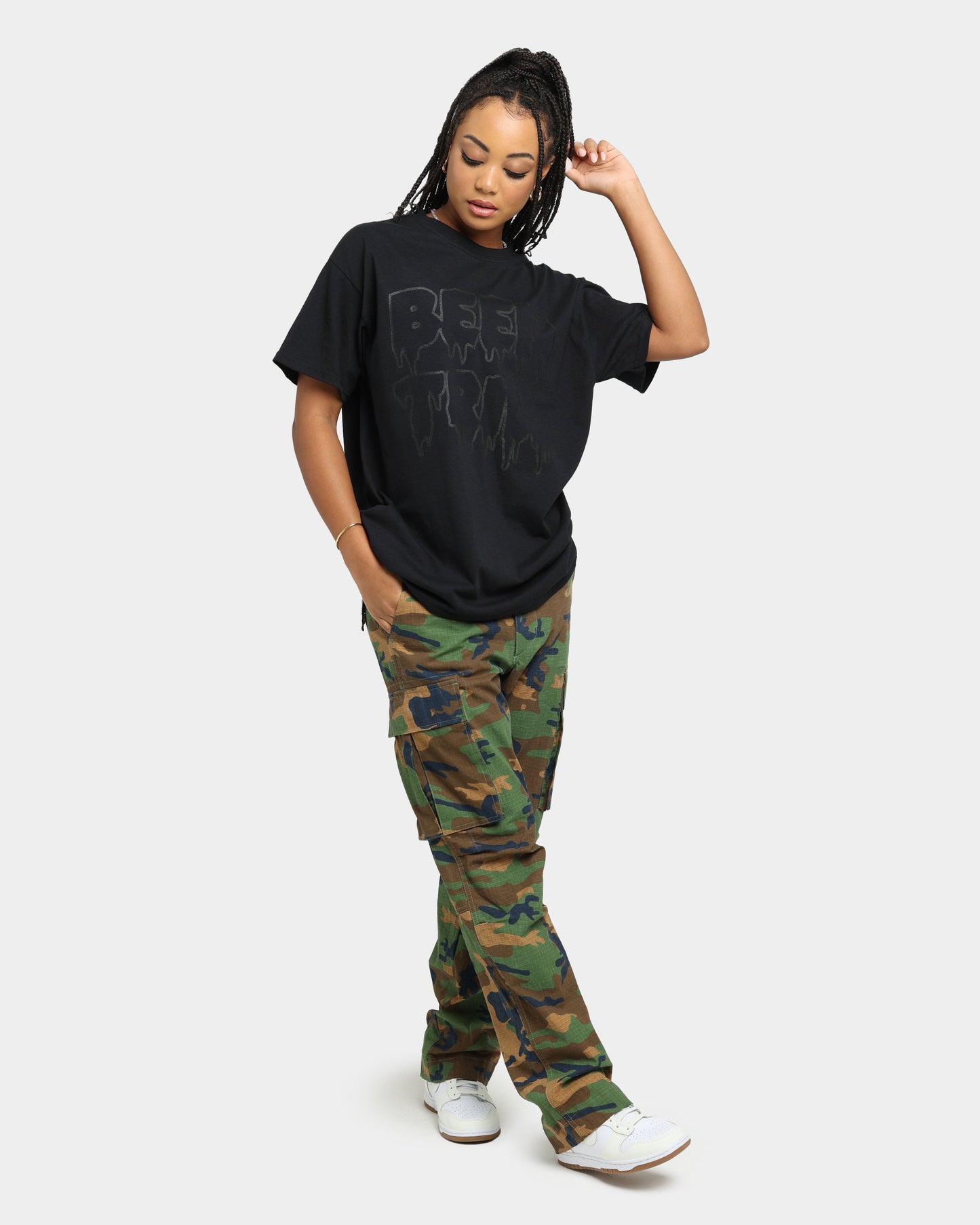BEEN TRILL Drip Hashtag T-Shirt Black Style001