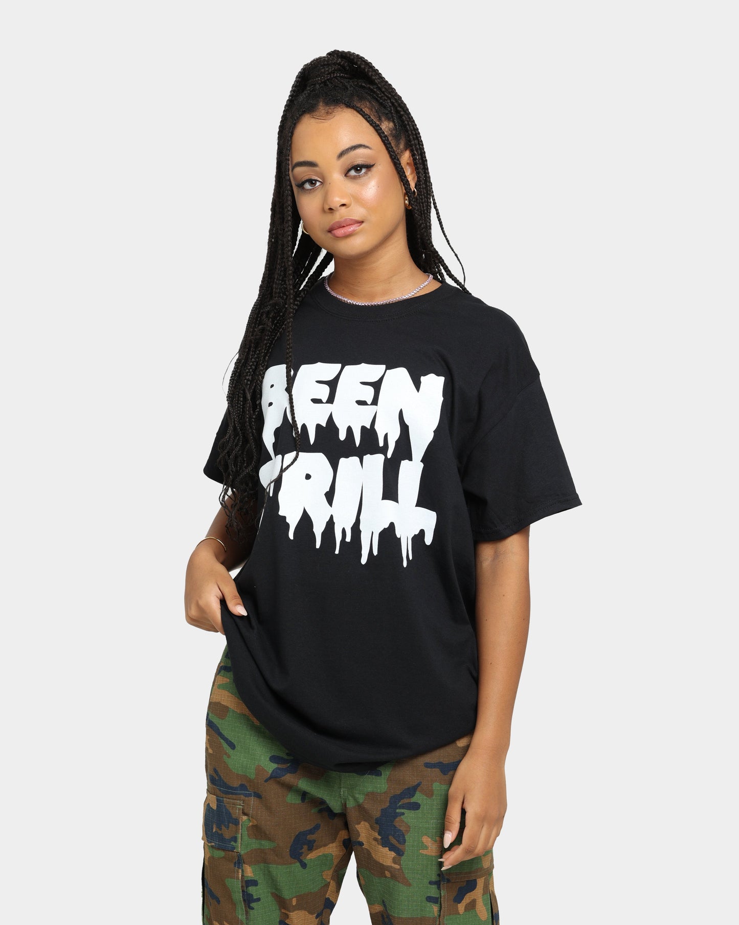 BEEN TRILL Drip T-Shirt Black Style001