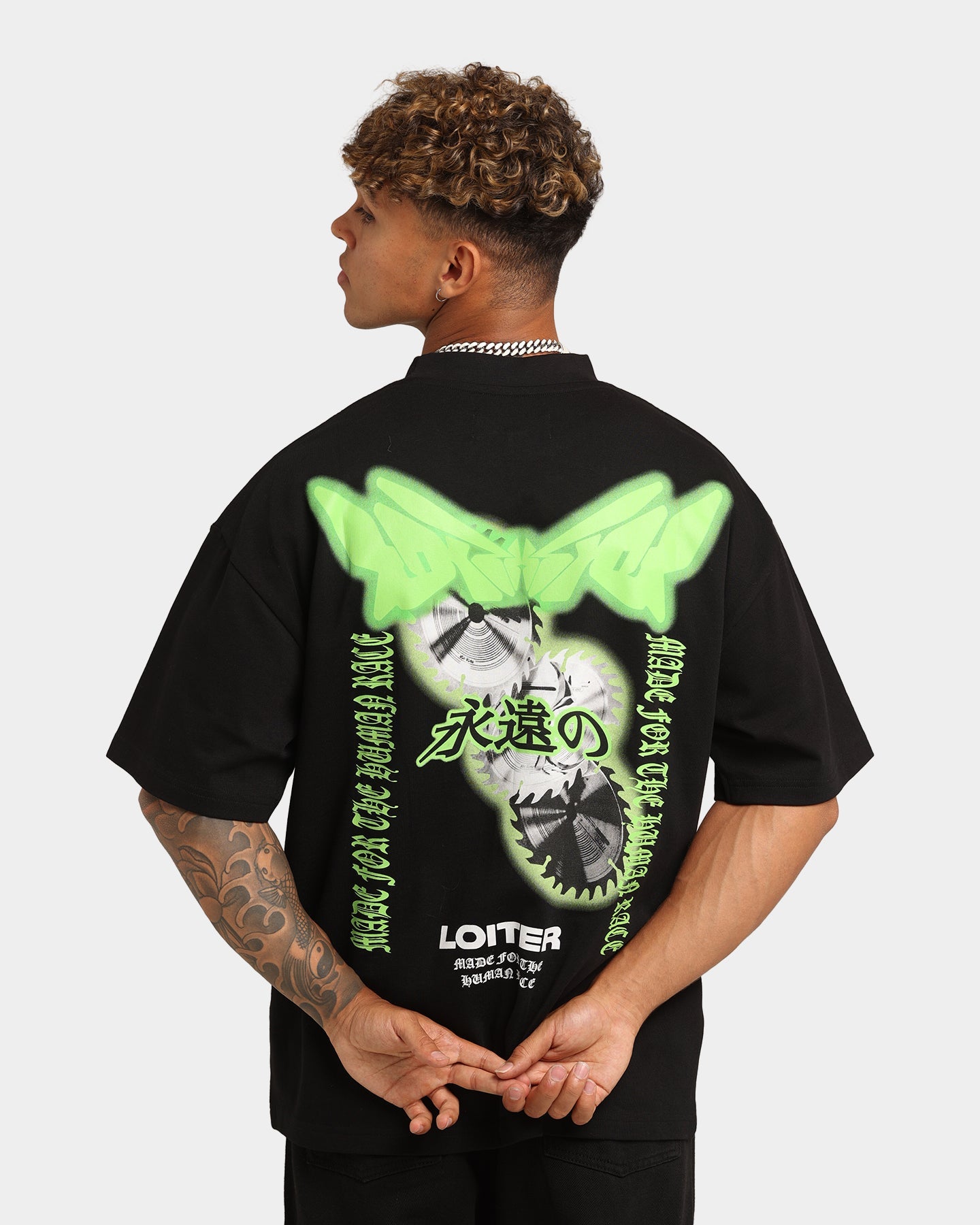 Loiter Cyber Blade Short Sleeve T-Shirt Black