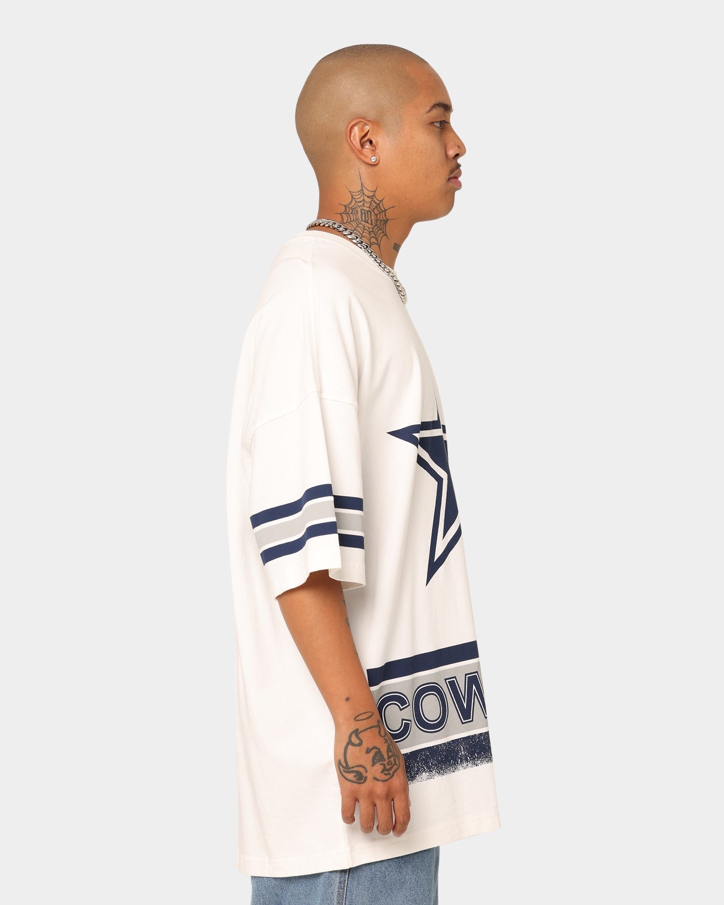 Mitchell & Ness Dallas Cowboys Conference T-Shirt Vintage White