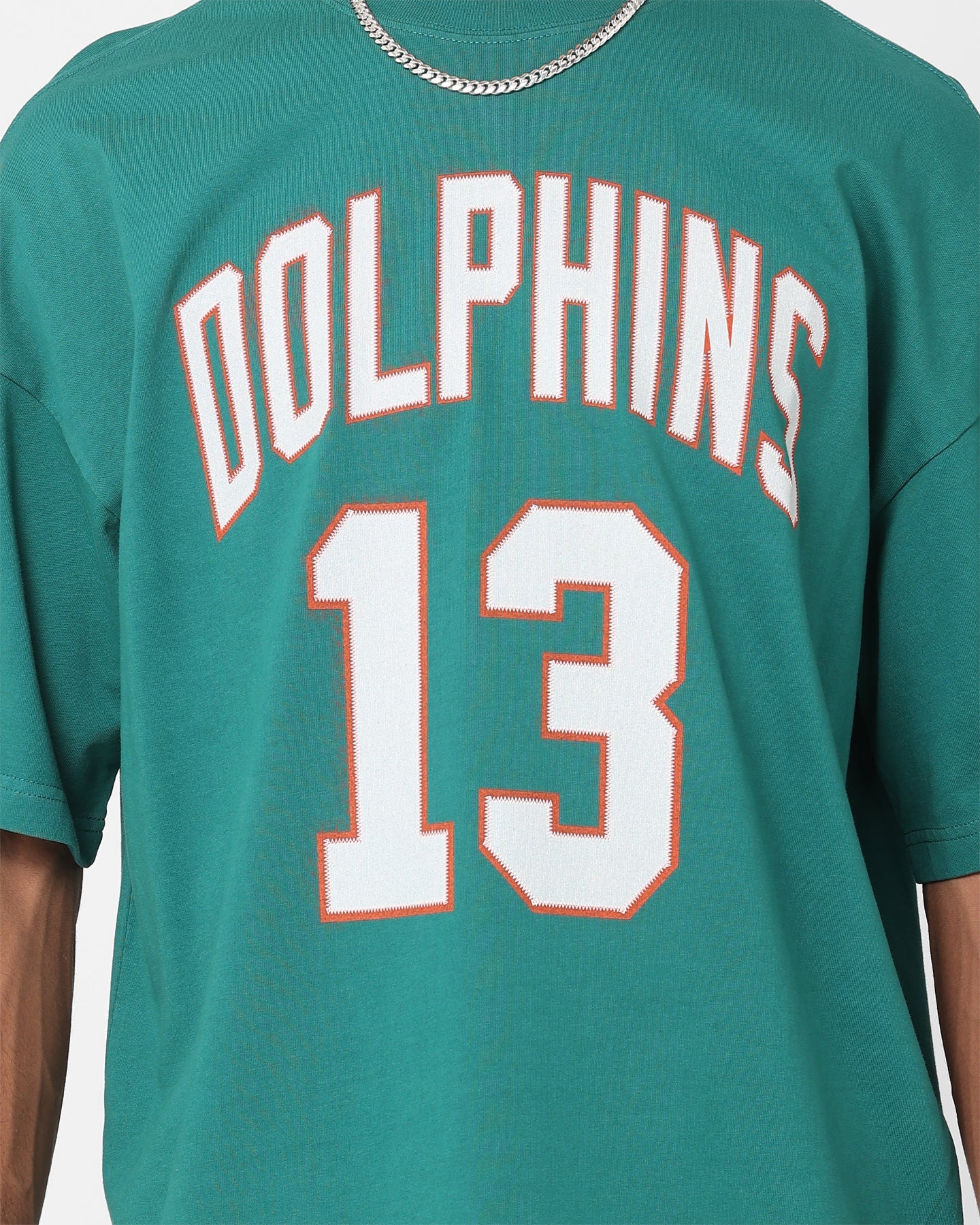 Mitchell & Ness Miami Dolphins Dan Marino N&N Oversized T-Shirt Faded Teal
