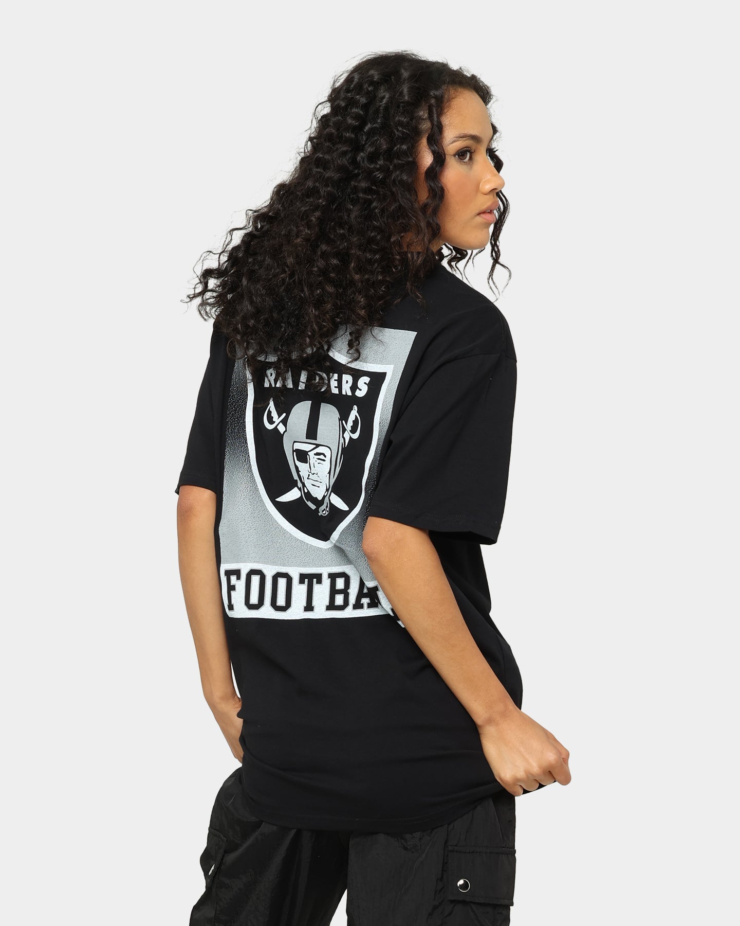 Majestic Athletic Las Vegas Raiders Solarised Pattison T-Shirt Black Style001