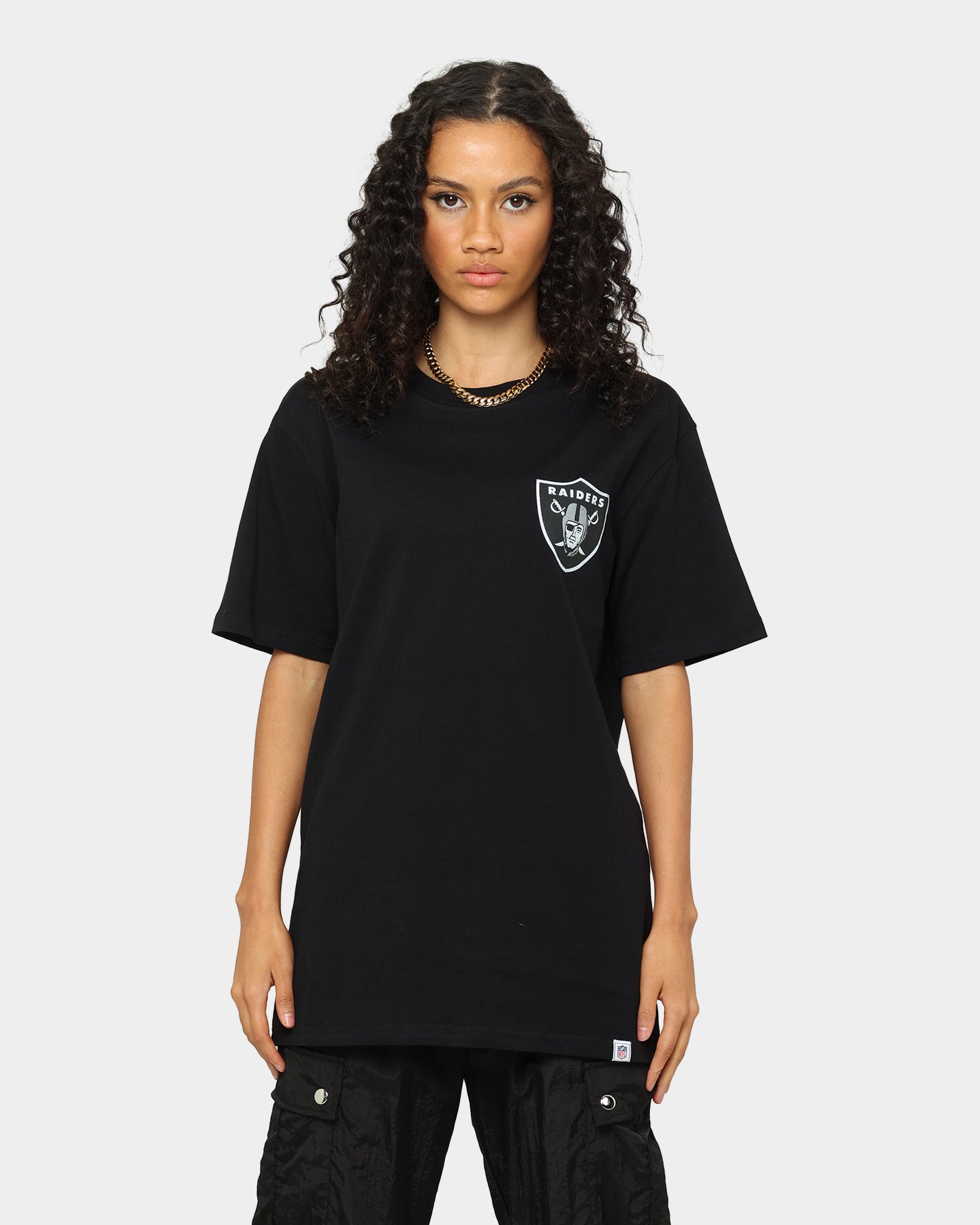 Majestic Athletic Las Vegas Raiders Solarised Pattison T-Shirt Black Style001