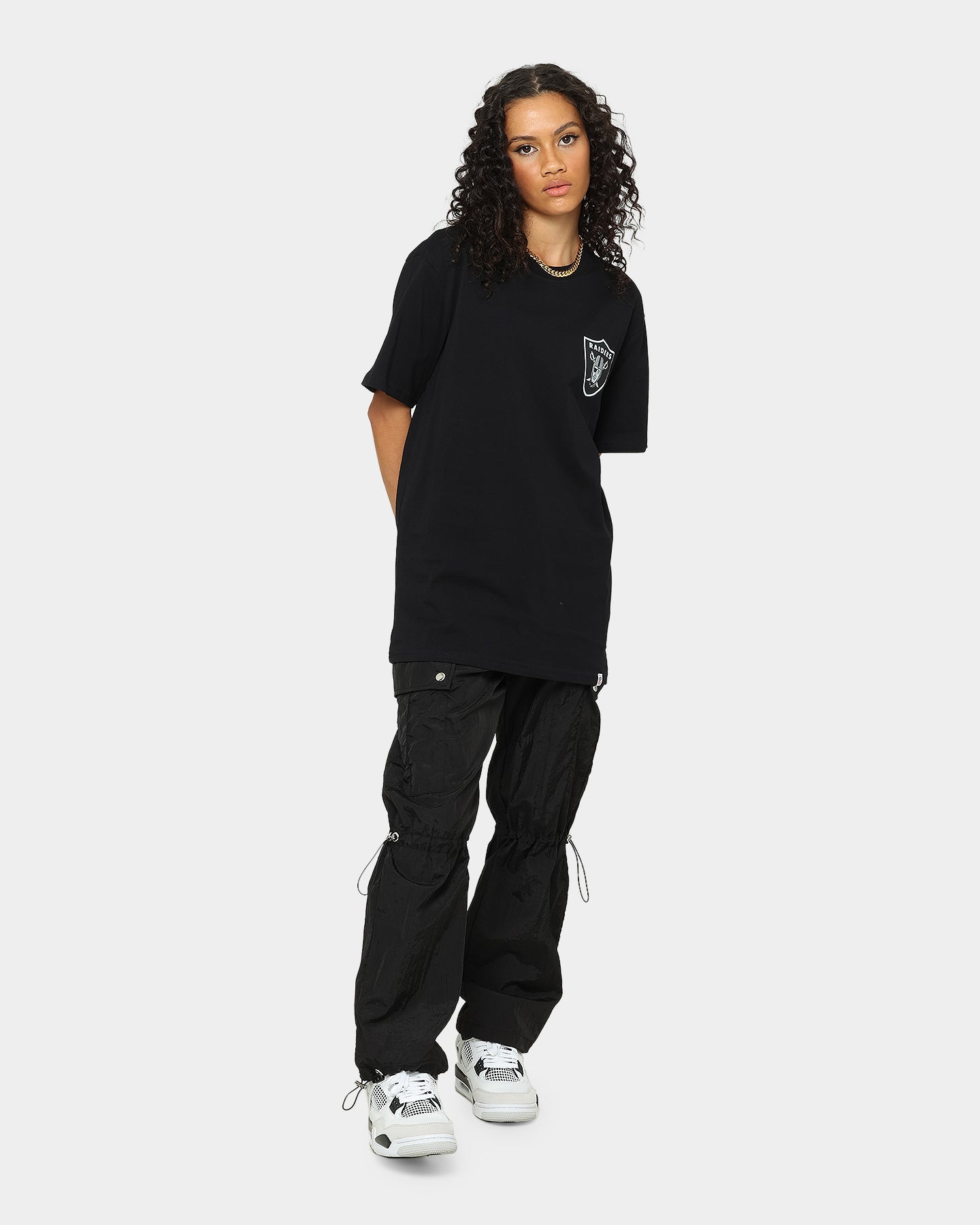 Majestic Athletic Las Vegas Raiders Solarised Pattison T-Shirt Black Style001