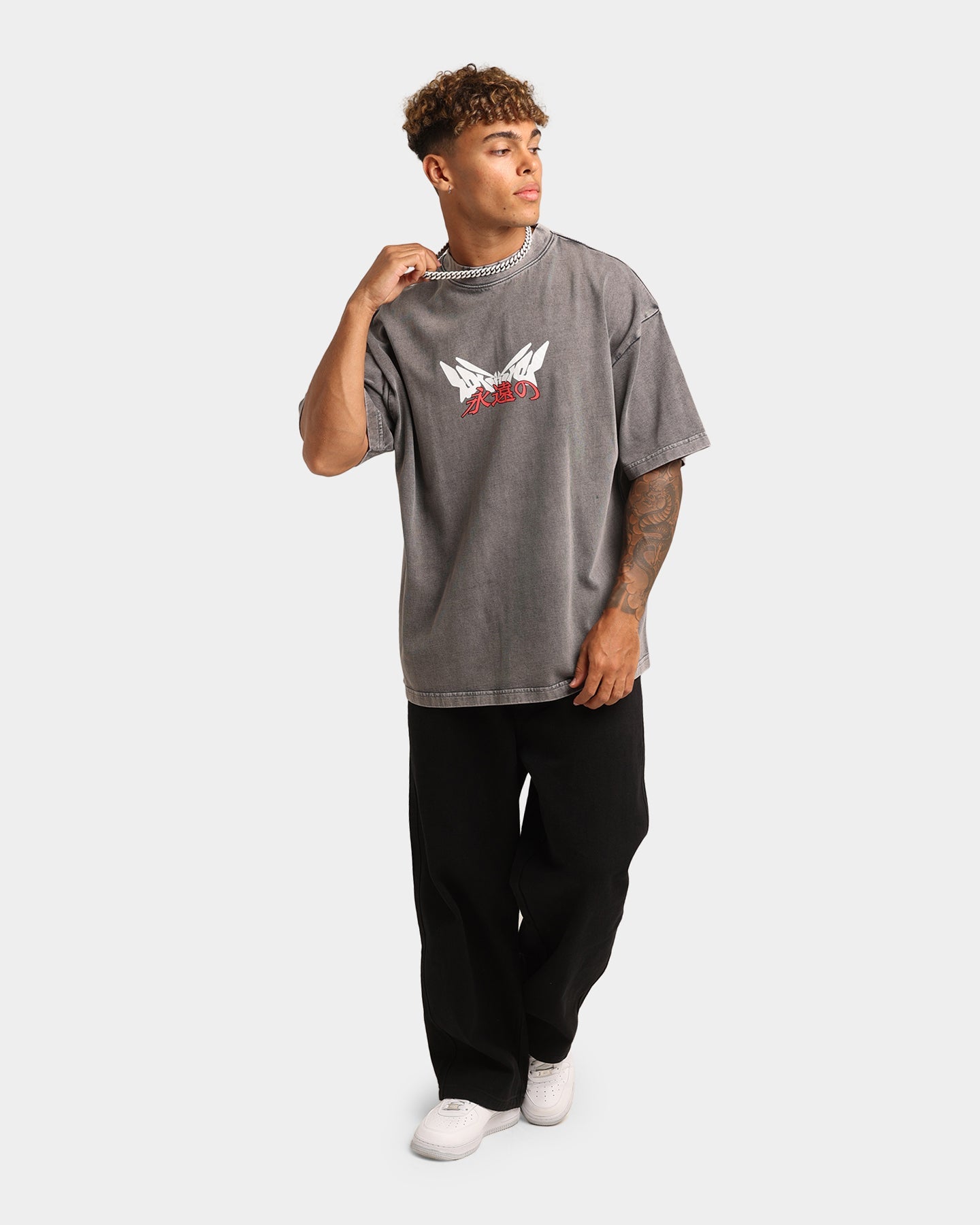 Loiter Eternal Vintage T-Shirt Charcoal