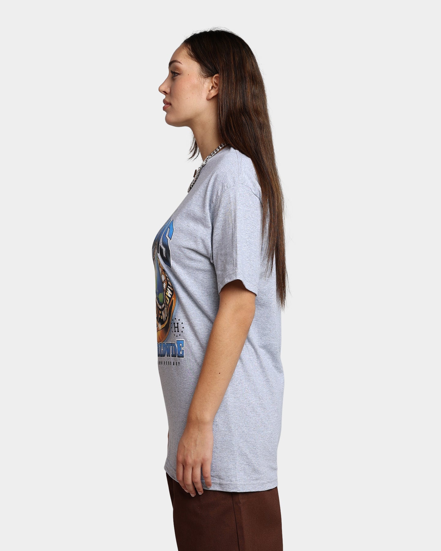 HUF Champions T-Shirt Athletic Grey Style001