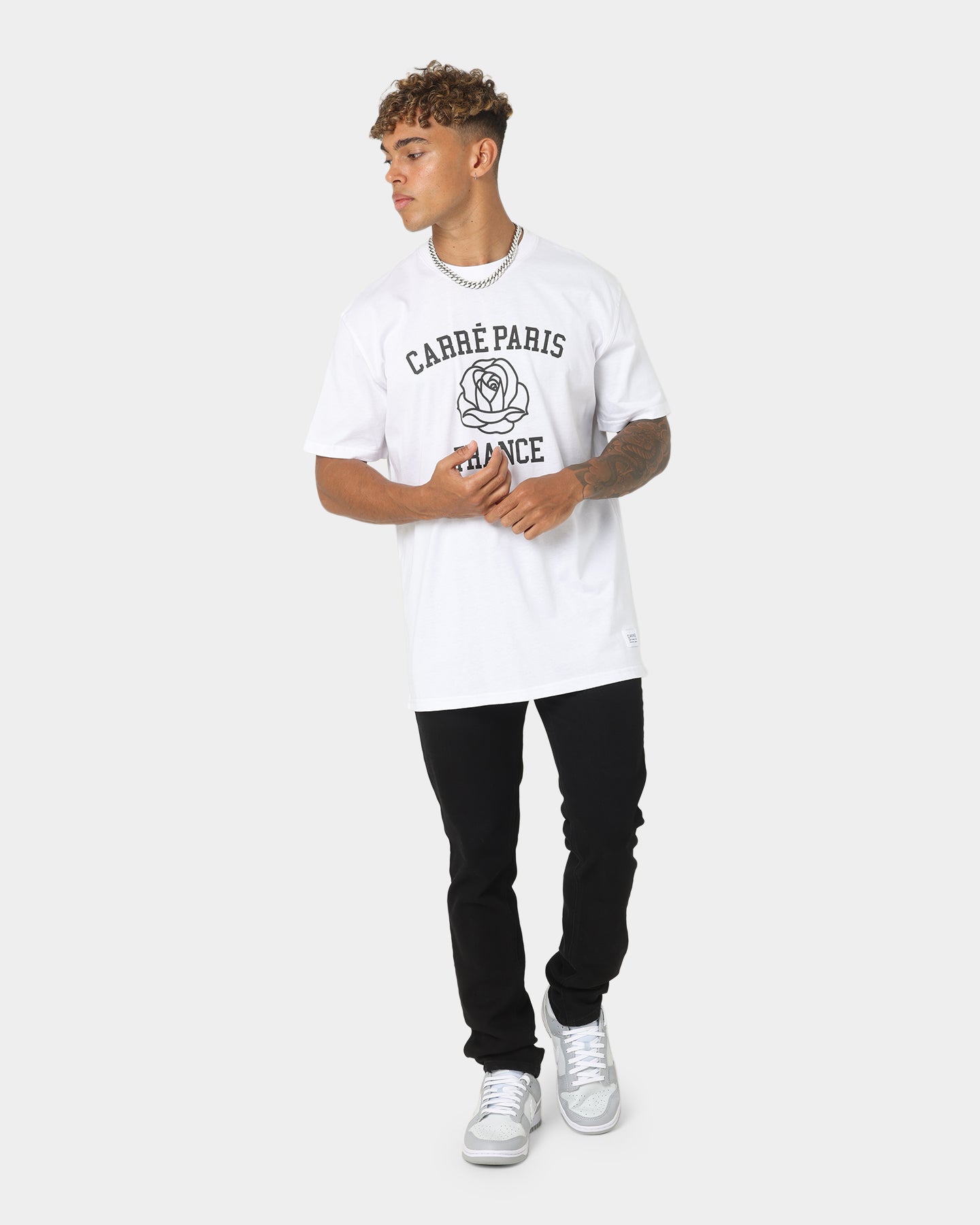 Carre Carre-Rose Athletic CLS Short Sleeve T-Shirt White