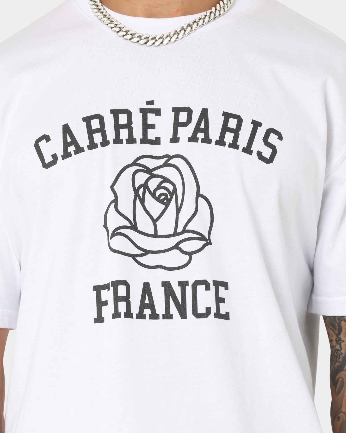 Carre Carre-Rose Athletic CLS Short Sleeve T-Shirt White
