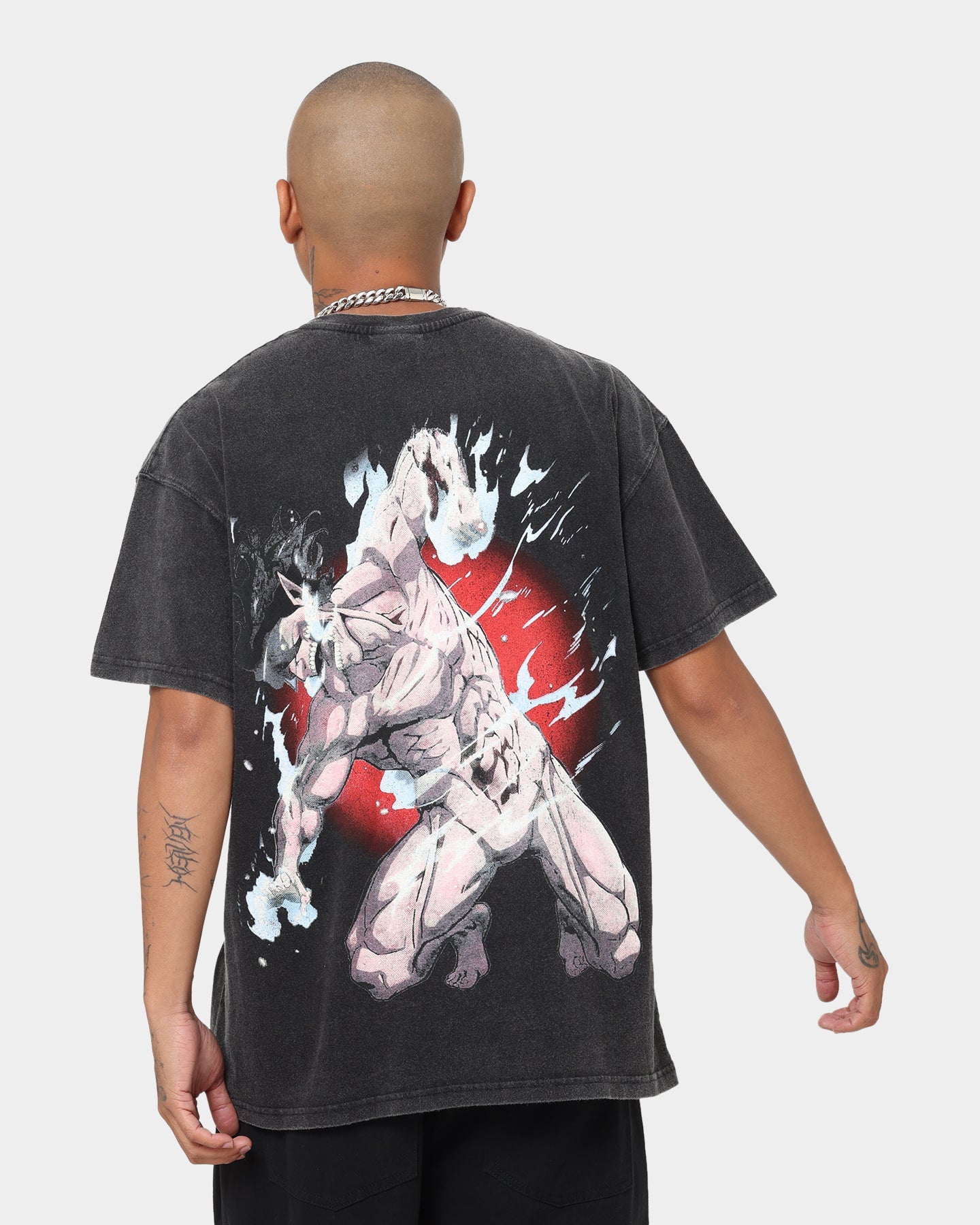 Goat Crew X Attack On Titan Eren Vintage Premium T-Shirt Vintage Black