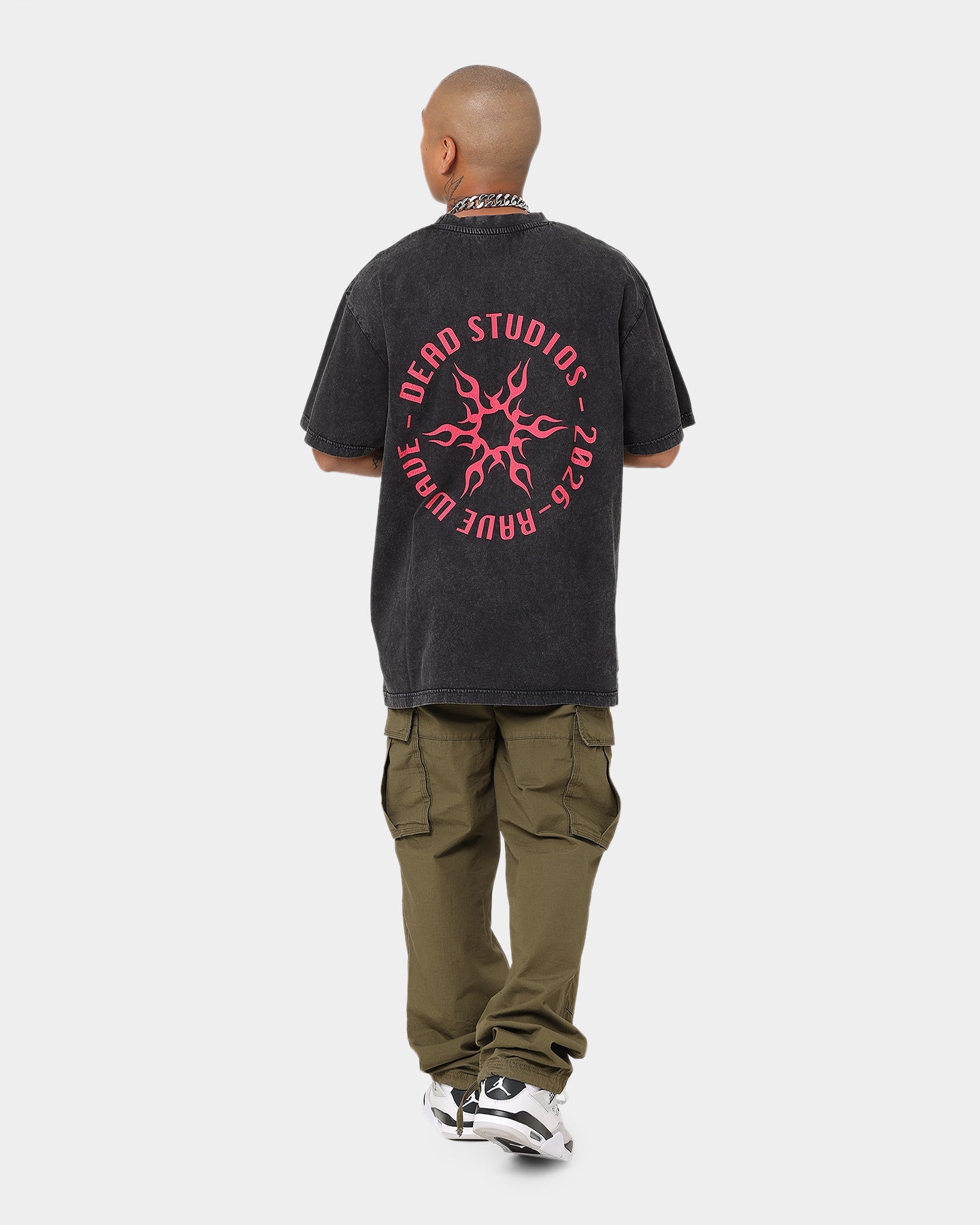 Dead Studios Iron Wave Vintage T-Shirt Vintage Black