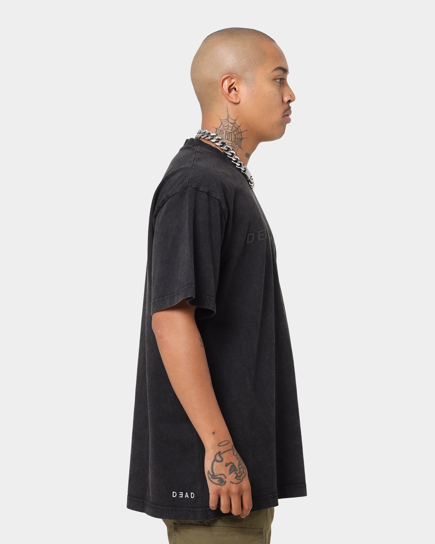 Dead Studios Signature Logo Vintage T-Shirt Vintage Black/Black
