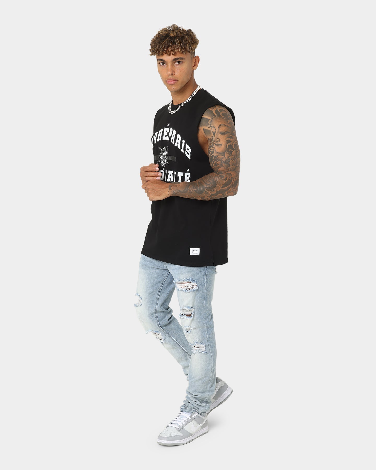 Carre Communaute Muscle T-Shirt Black