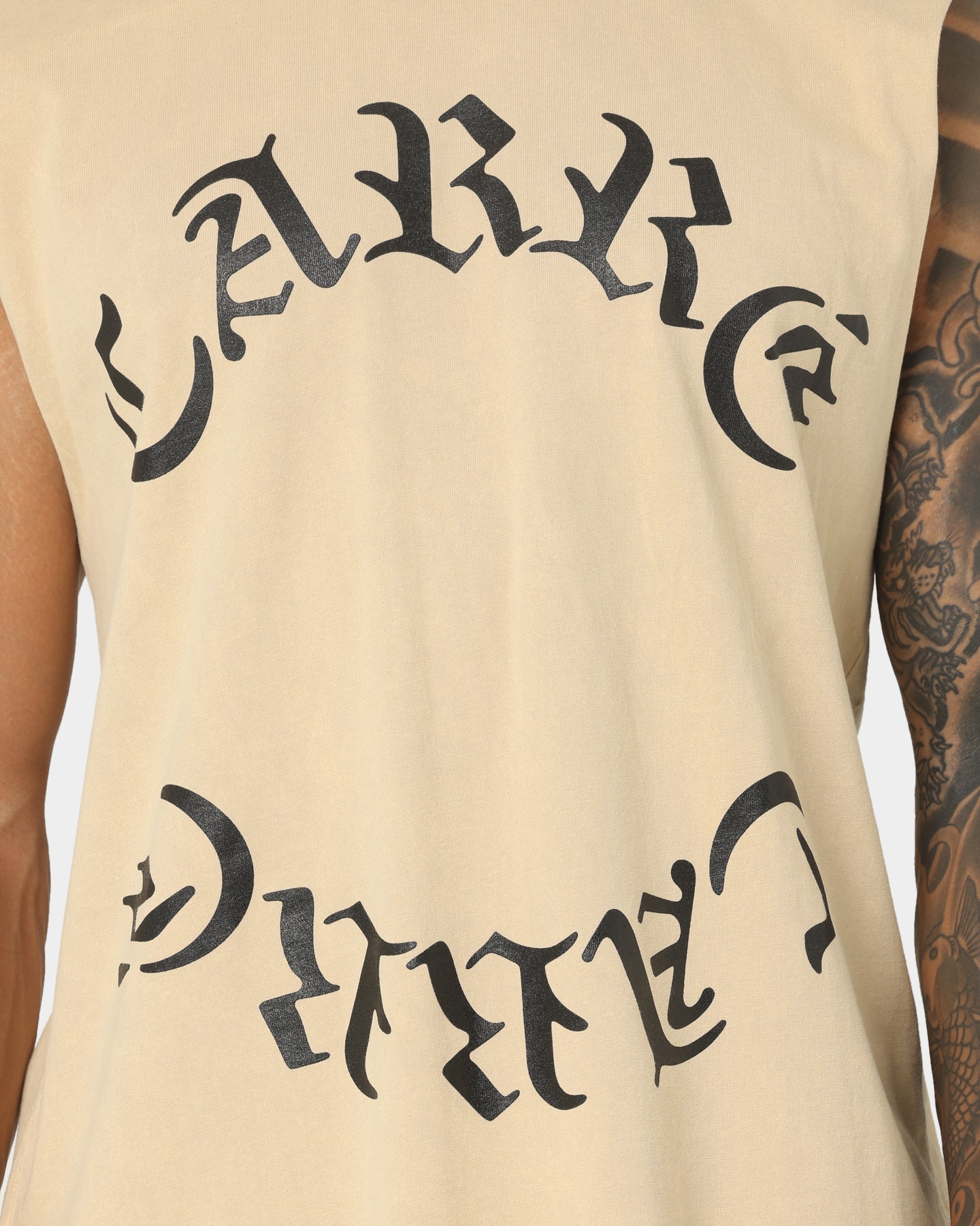 Carre Forever Muscle T-Shirt Washed Stone