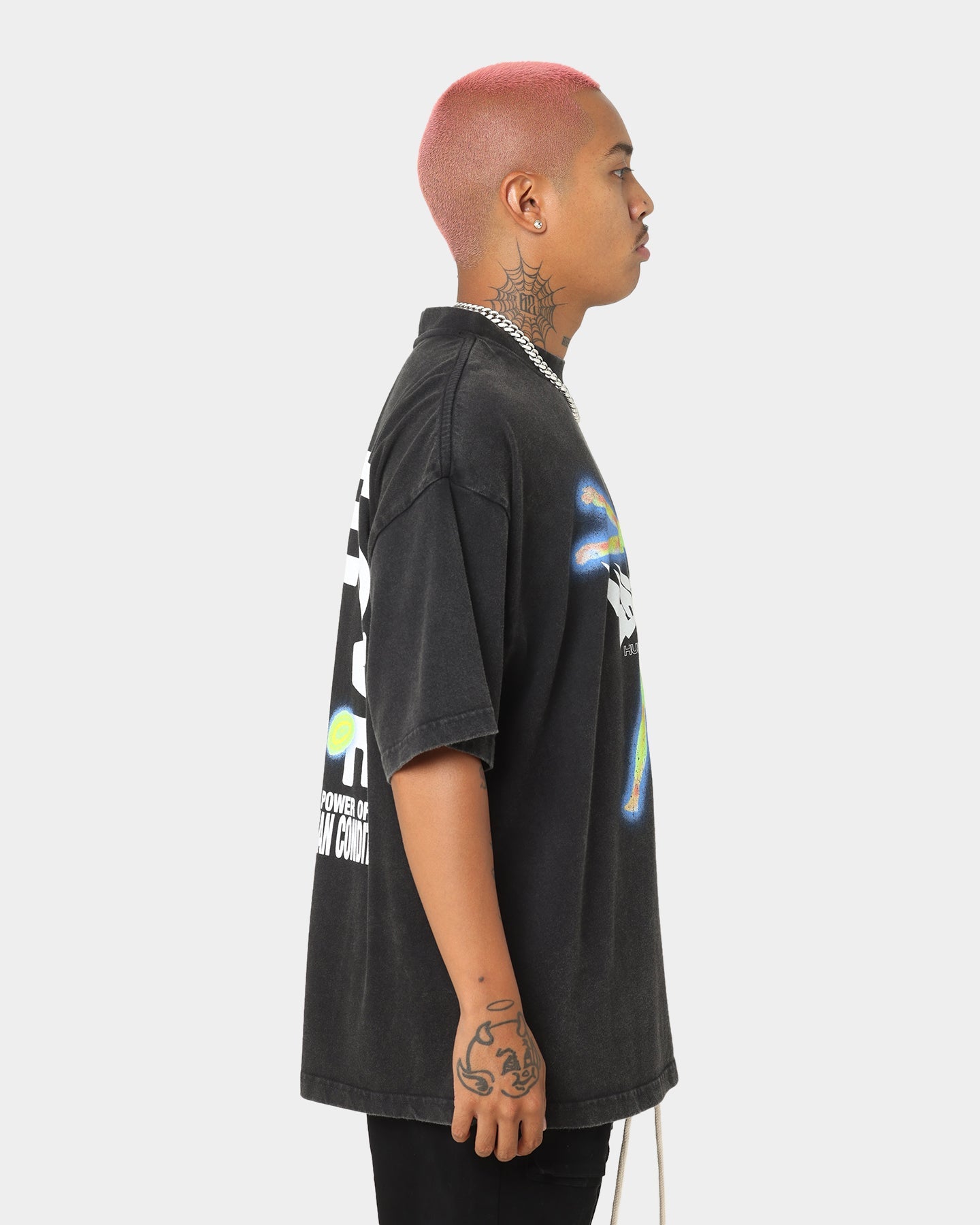Loiter Human Condition Vintage T-Shirt Vintage Black