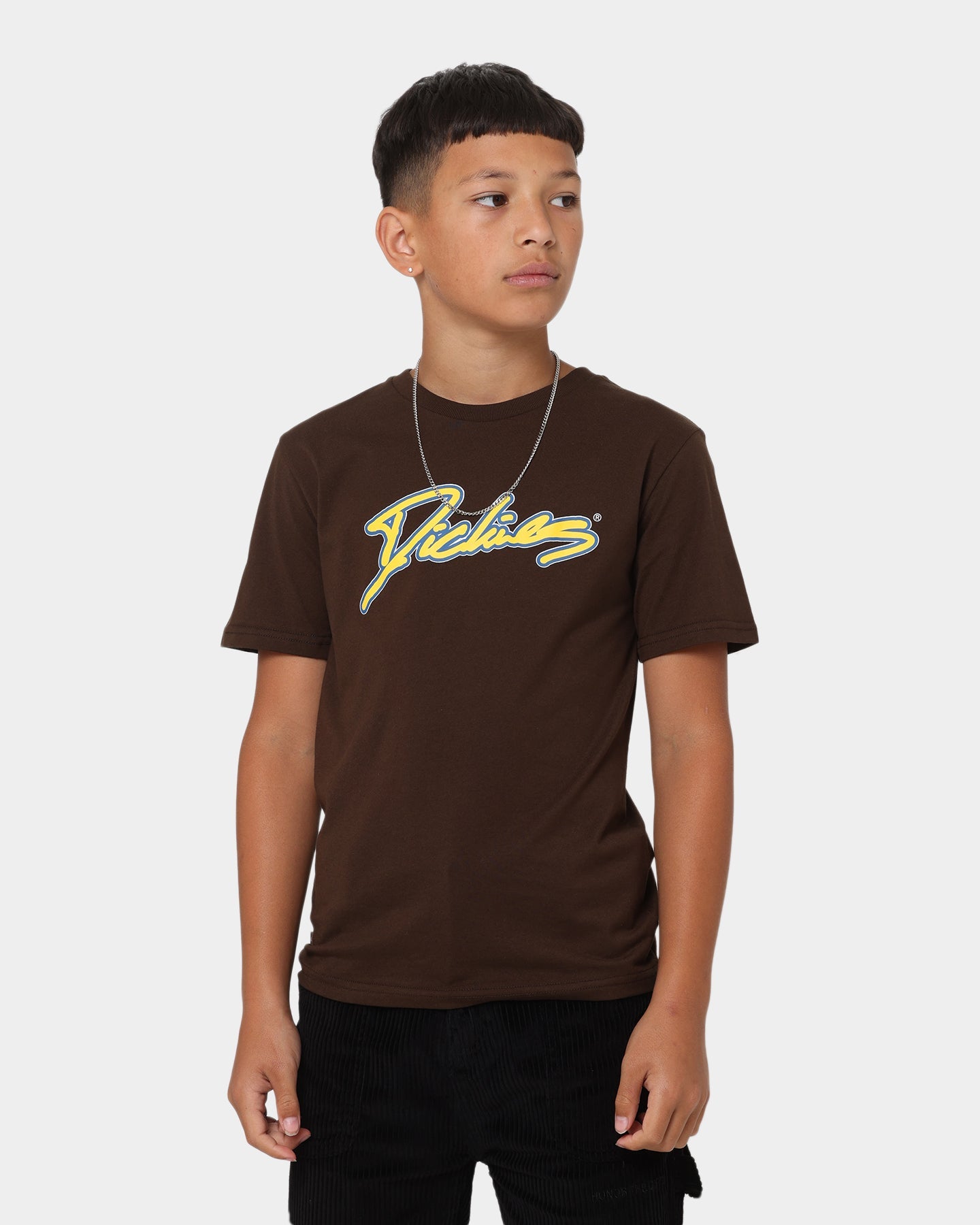 Dickies Kids' Linework T-Shirt Chestnut