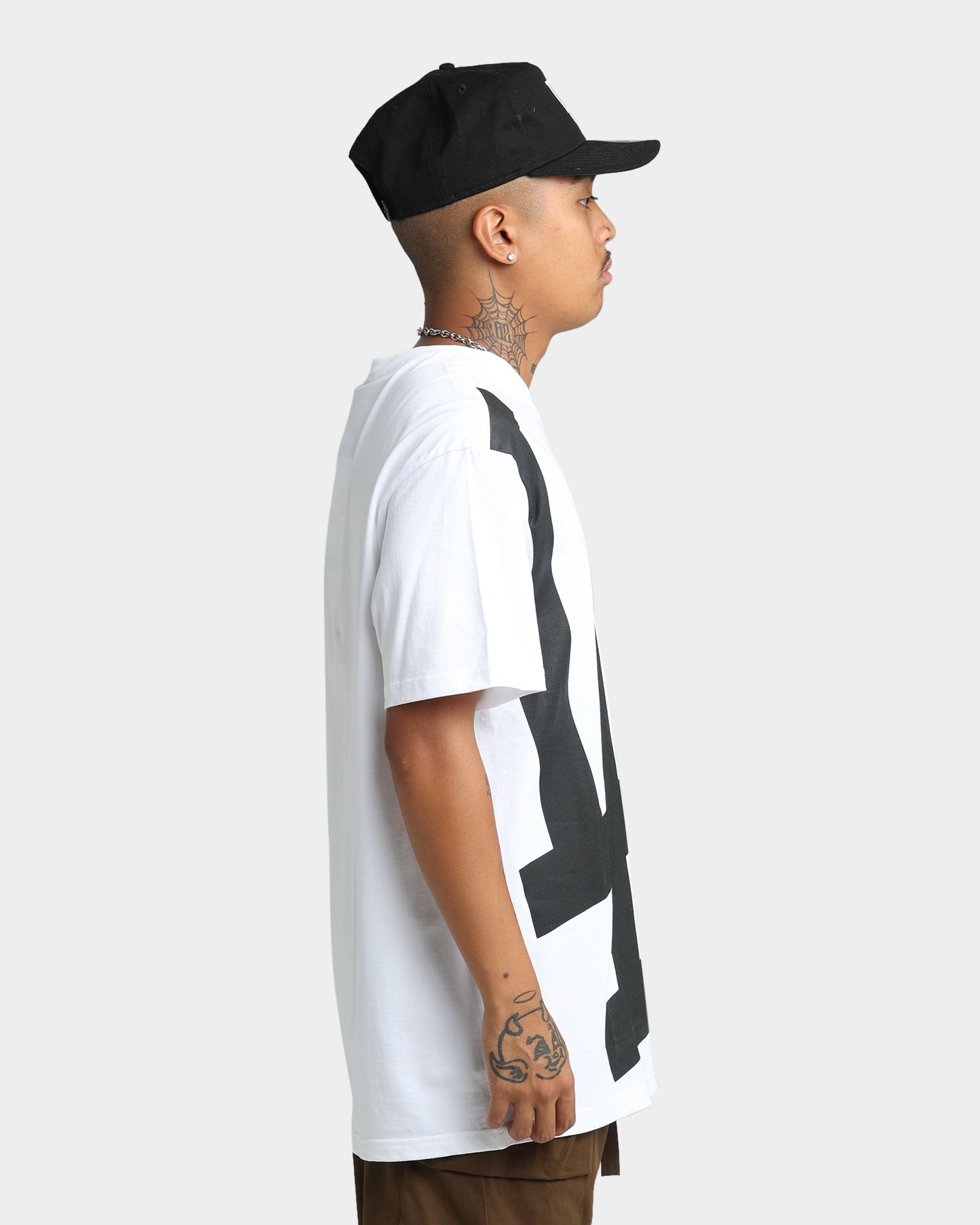 Majestic Athletic Los Angeles Dodgers Tonals Big Face Logo T-Shirt White