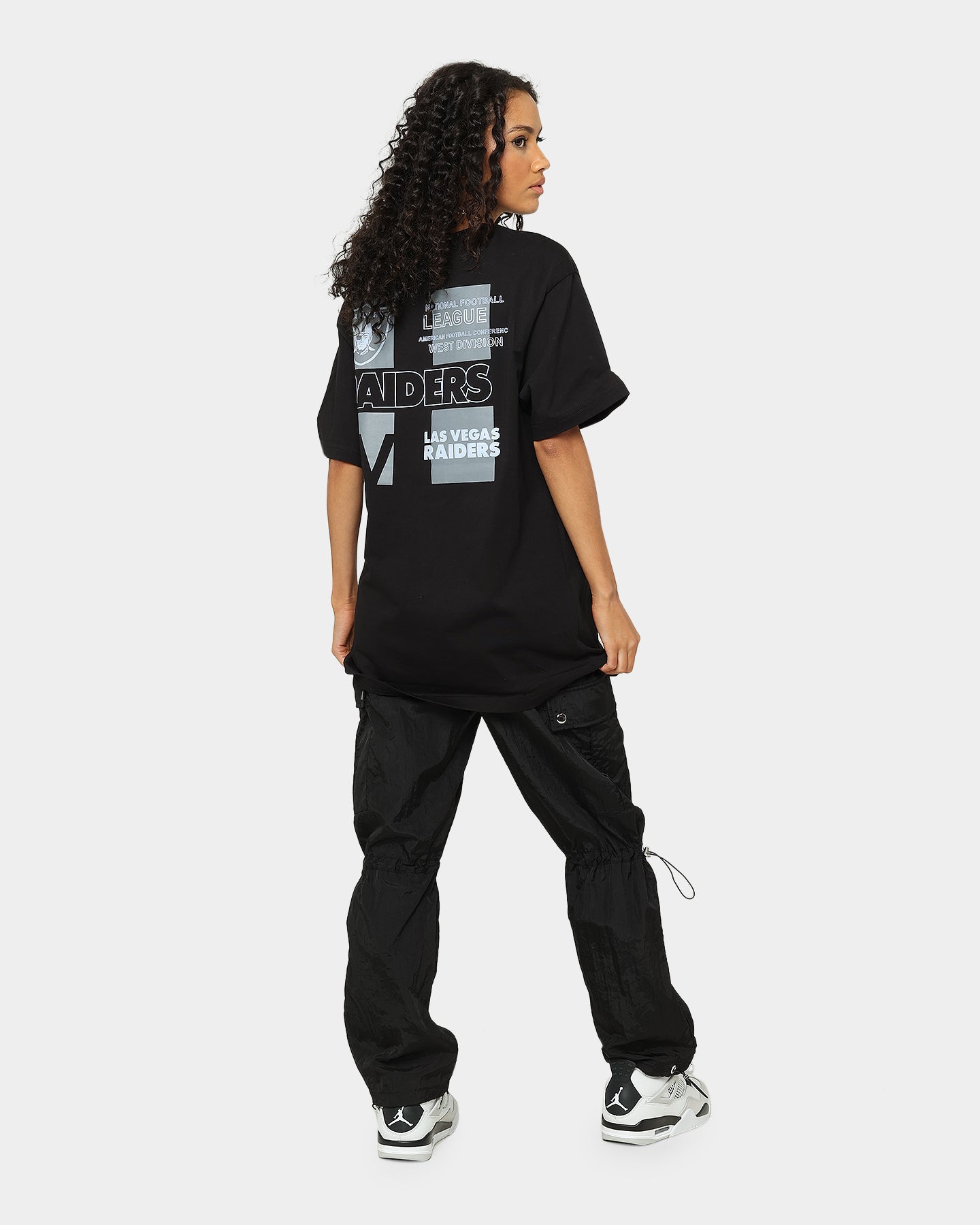 Majestic Athletic Las Vegas Raiders Tonals Graphics T-Shirt Black Style001
