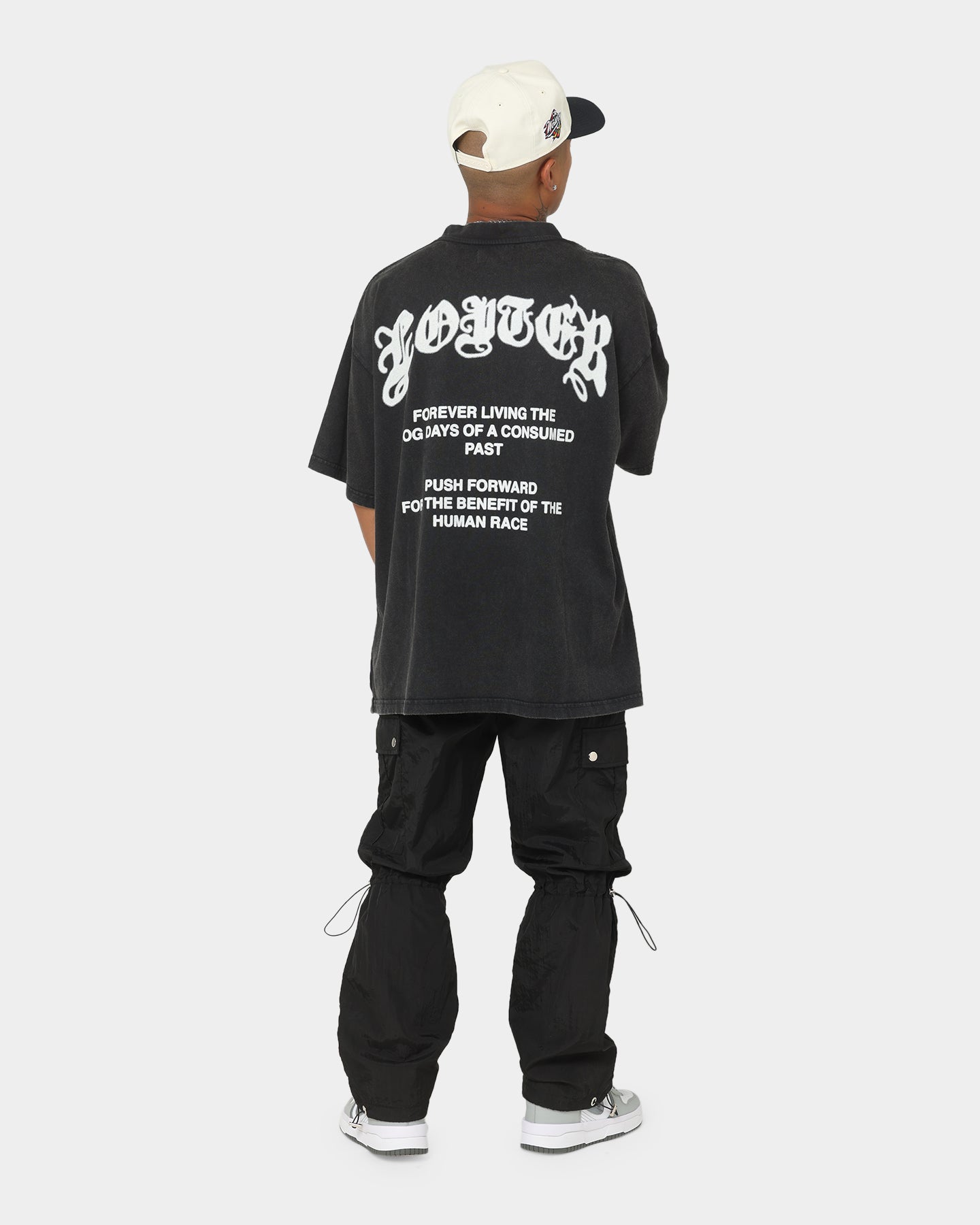Loiter Dog Days T-Shirt Black Wash