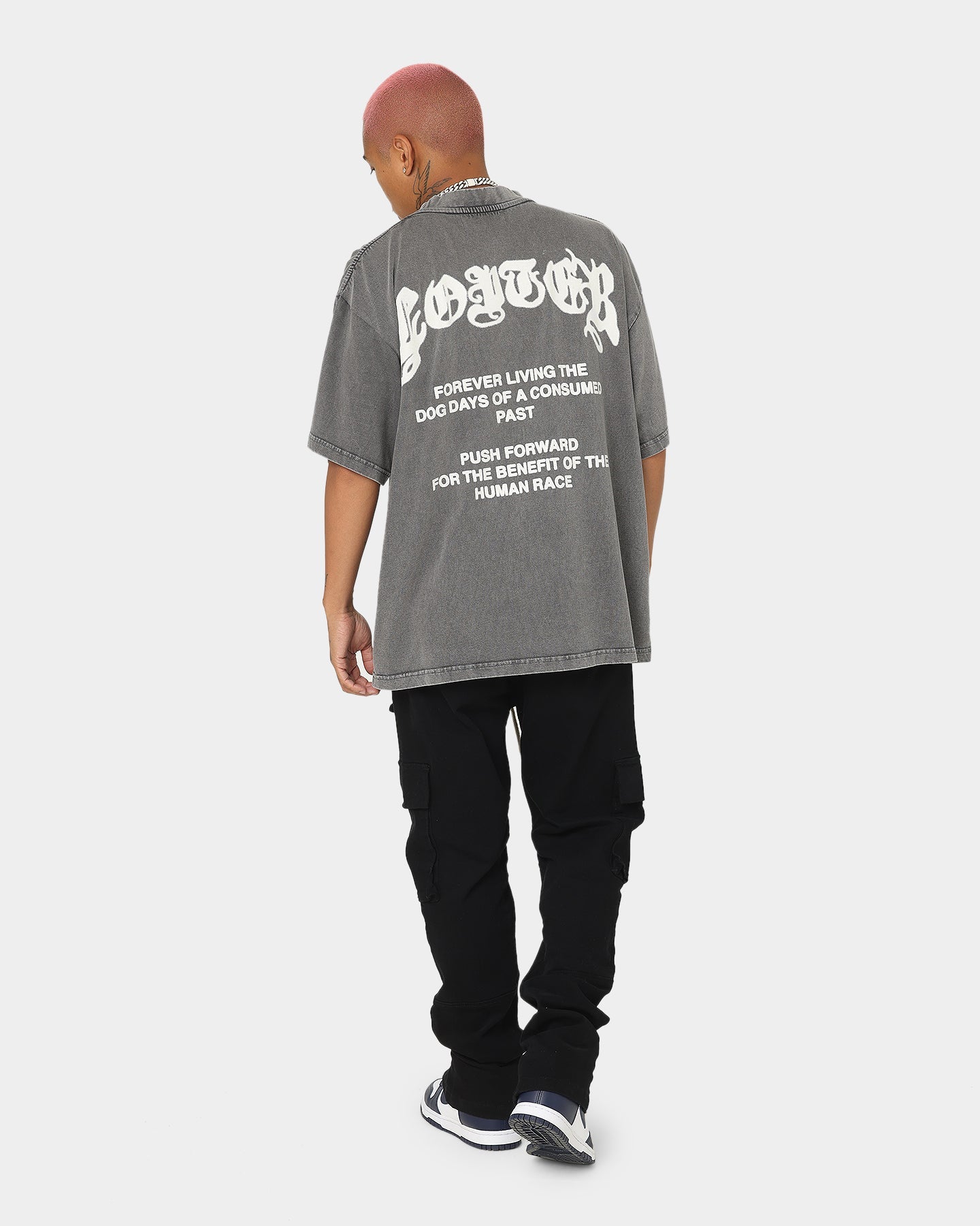 Loiter Dog Days T-Shirt Charcoal