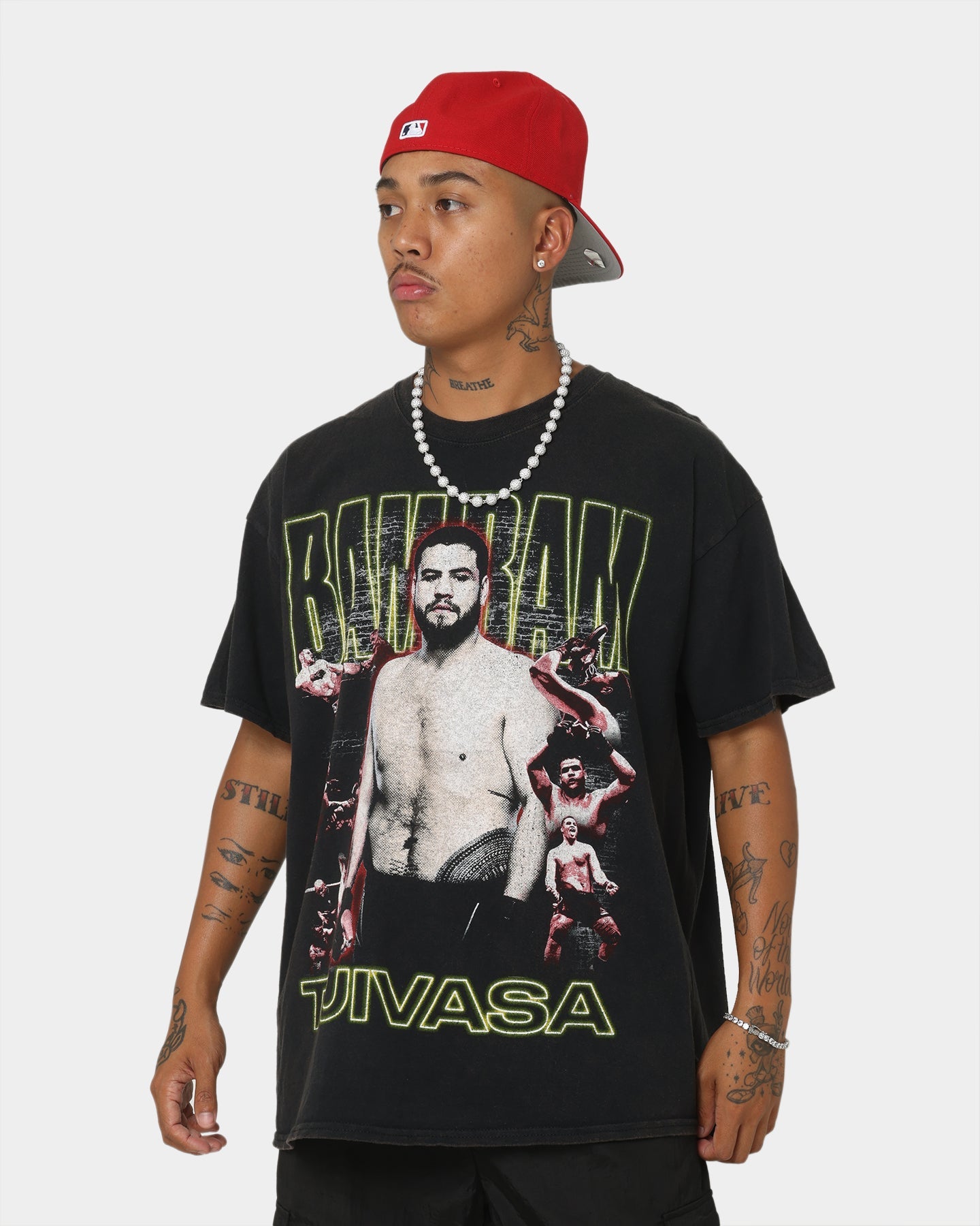 Goat Crew X Bam Bam Vintage T-Shirt Black Wash