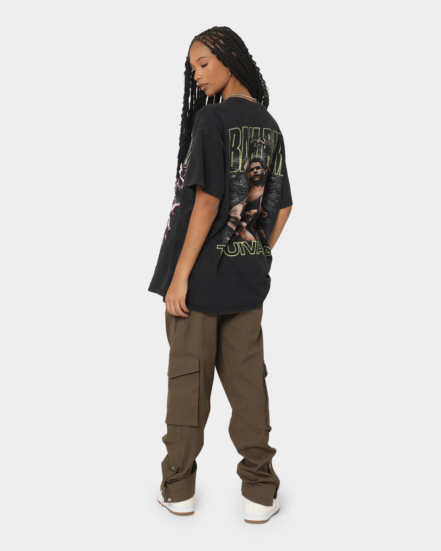 Goat Crew X Bam Bam Vintage T-Shirt Black Wash Style001