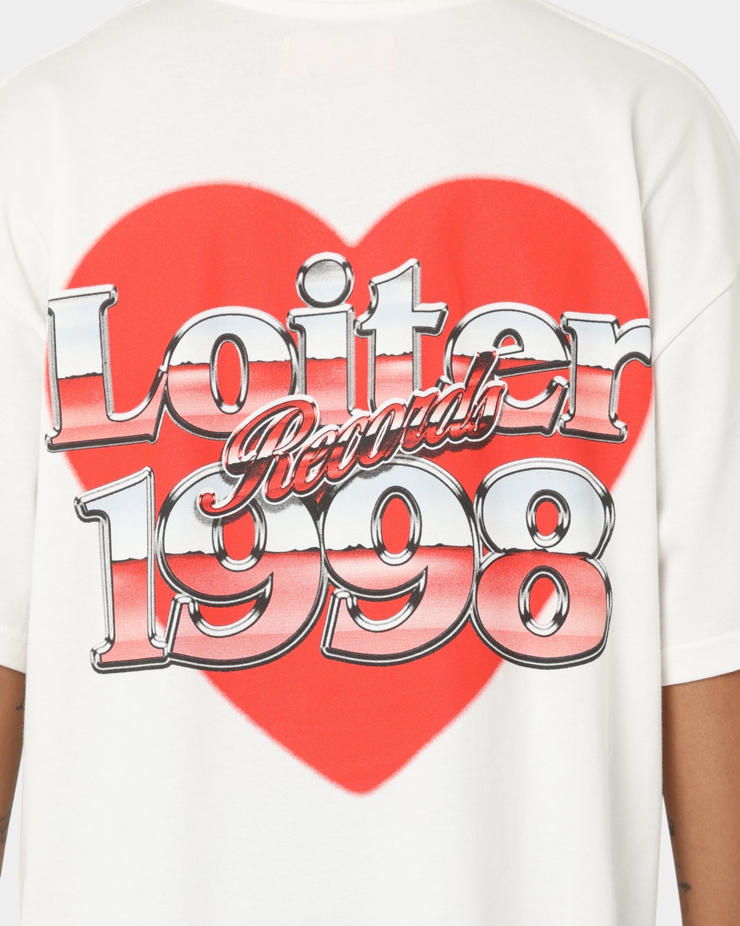 Loiter Love Below T-Shirt Off White