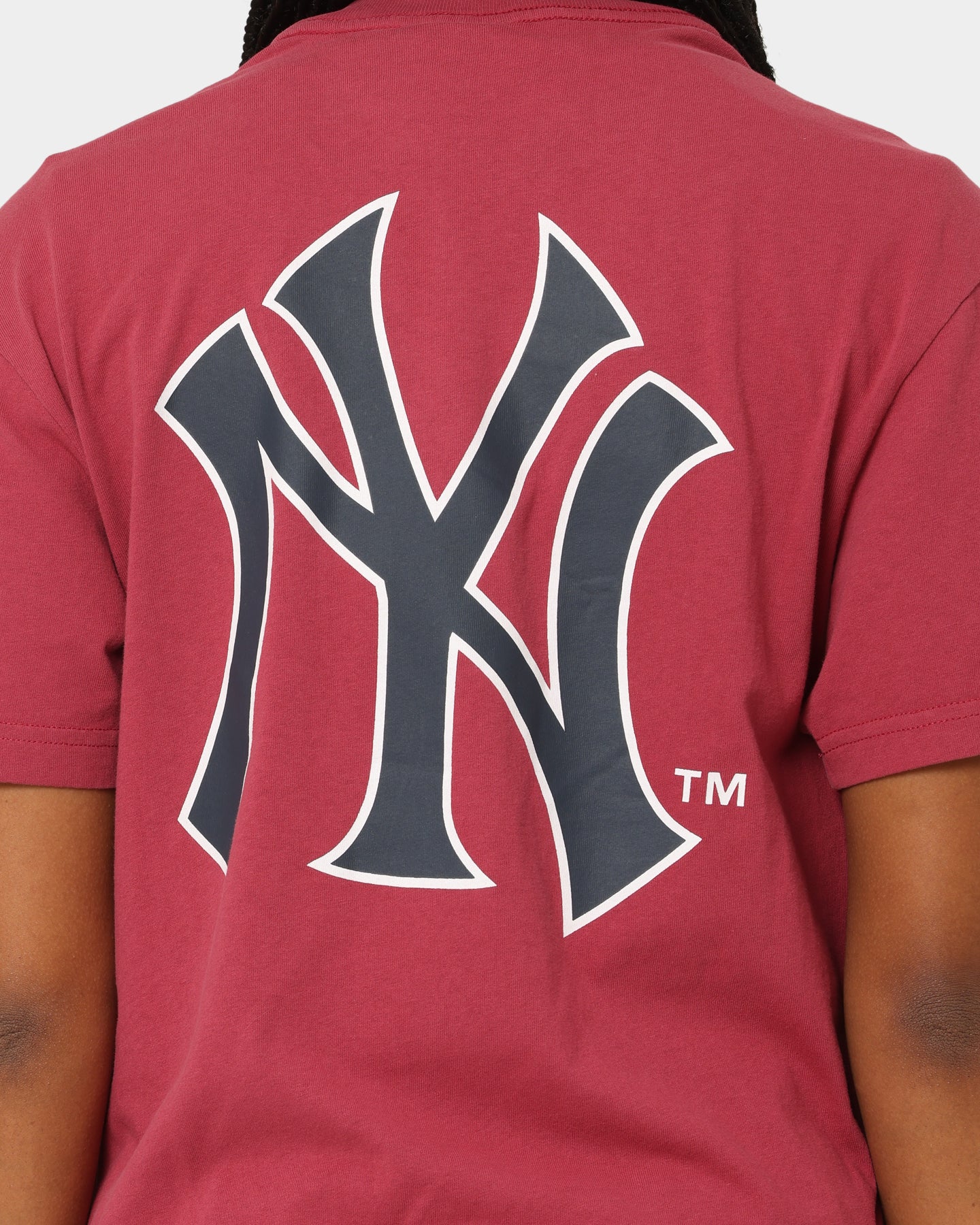 Majestic Athletic Women's Contrast Stitch T-Shirt Dark Blood