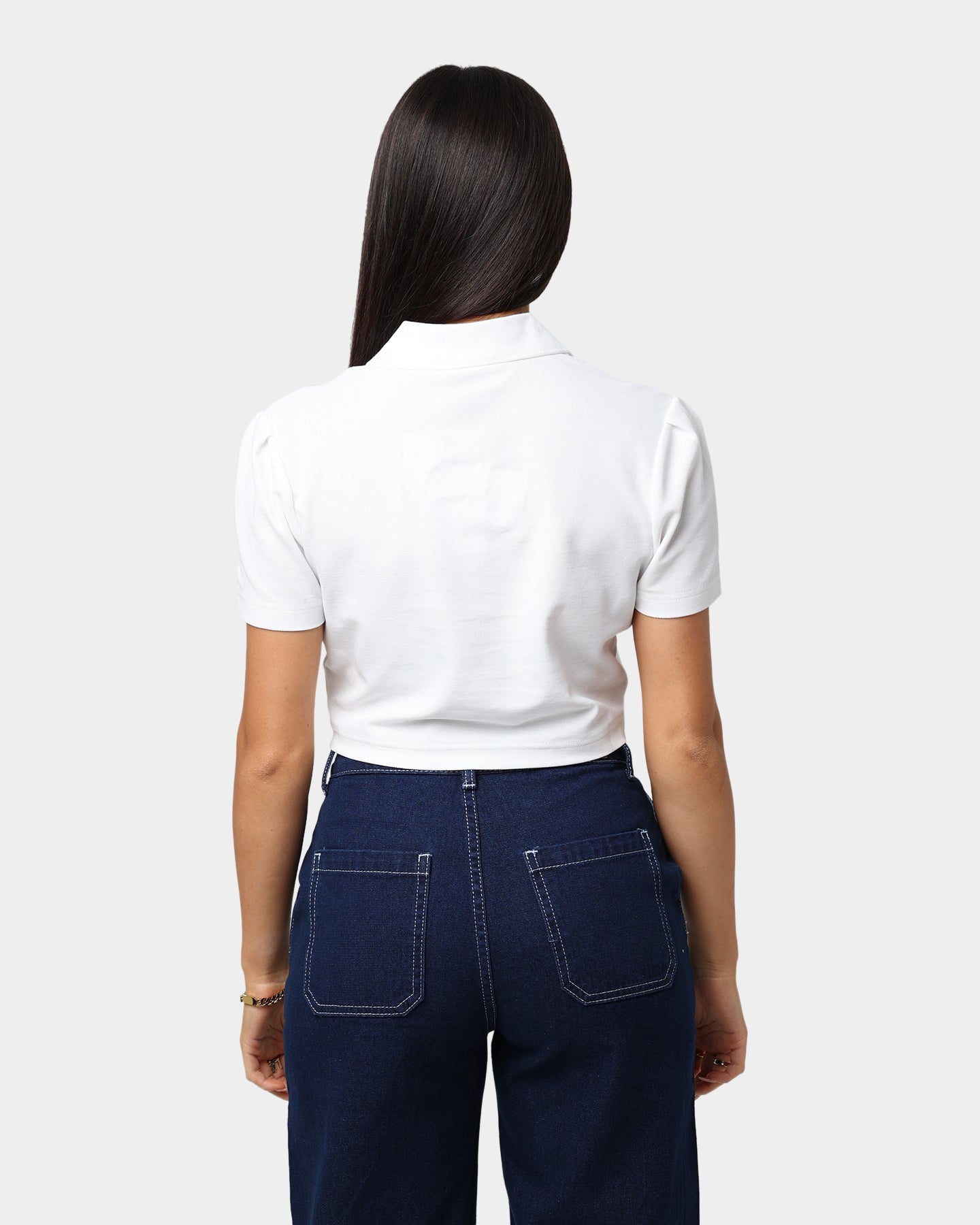 National Collegiate Athletic Association Women's UNC Tennis Polo Shirt White